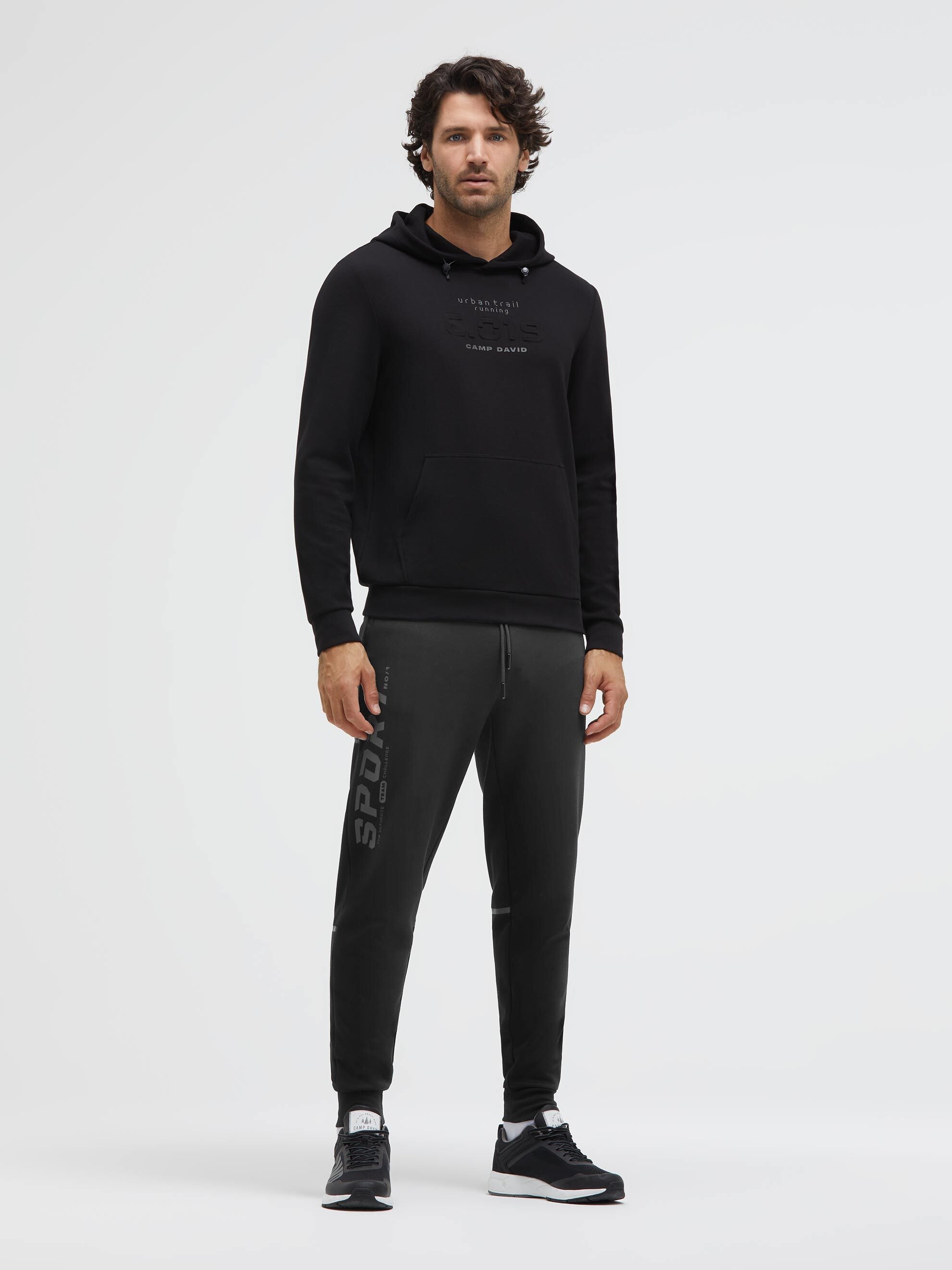 CAMP DAVID Sporthose  mit Elastikbund und Kordel