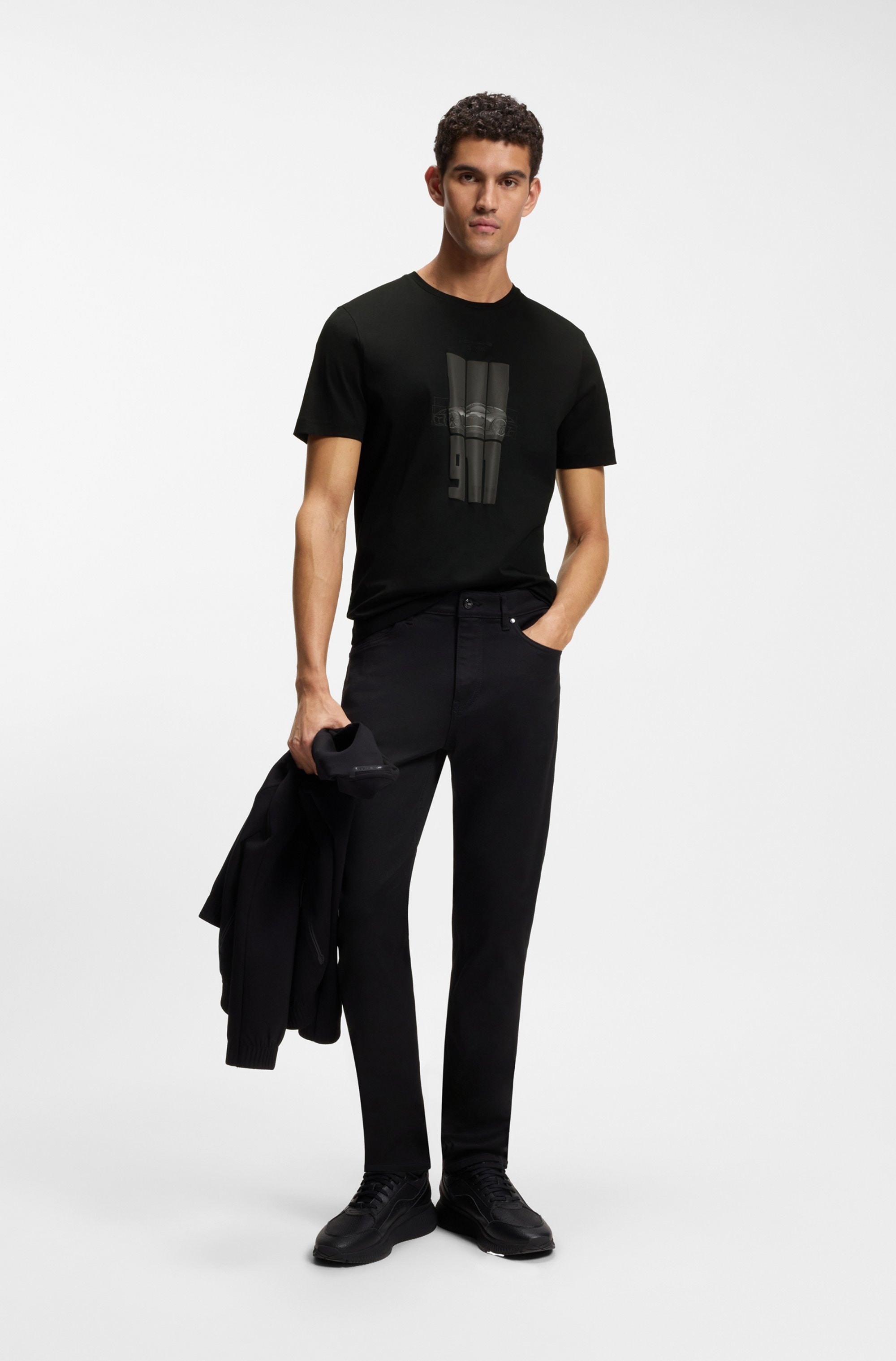 BOSS GREEN T-Shirt »Porsche Spirit 70 Capsule Collection« Premium Herrenmode Innovative Geruchskontroll-Technologie HEIQ MINT