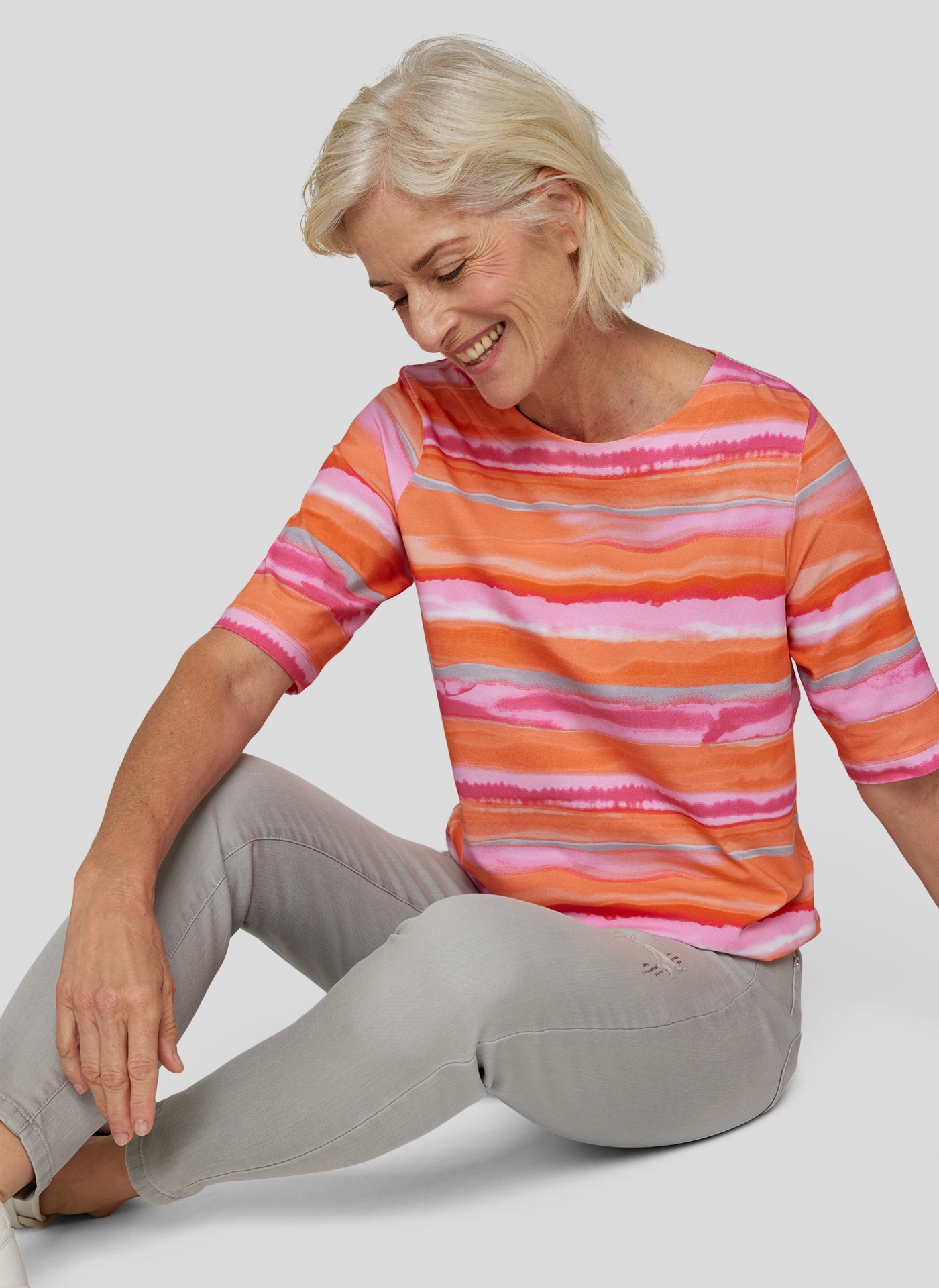 Rabe T-Shirt, mit Farbverlauf