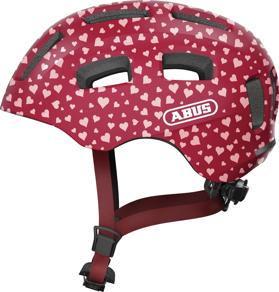 ABUS Kinderfahrradhelm "YOUN-I 2.0", S Kopfumfang: 48cm - 54cm, rot, Helme