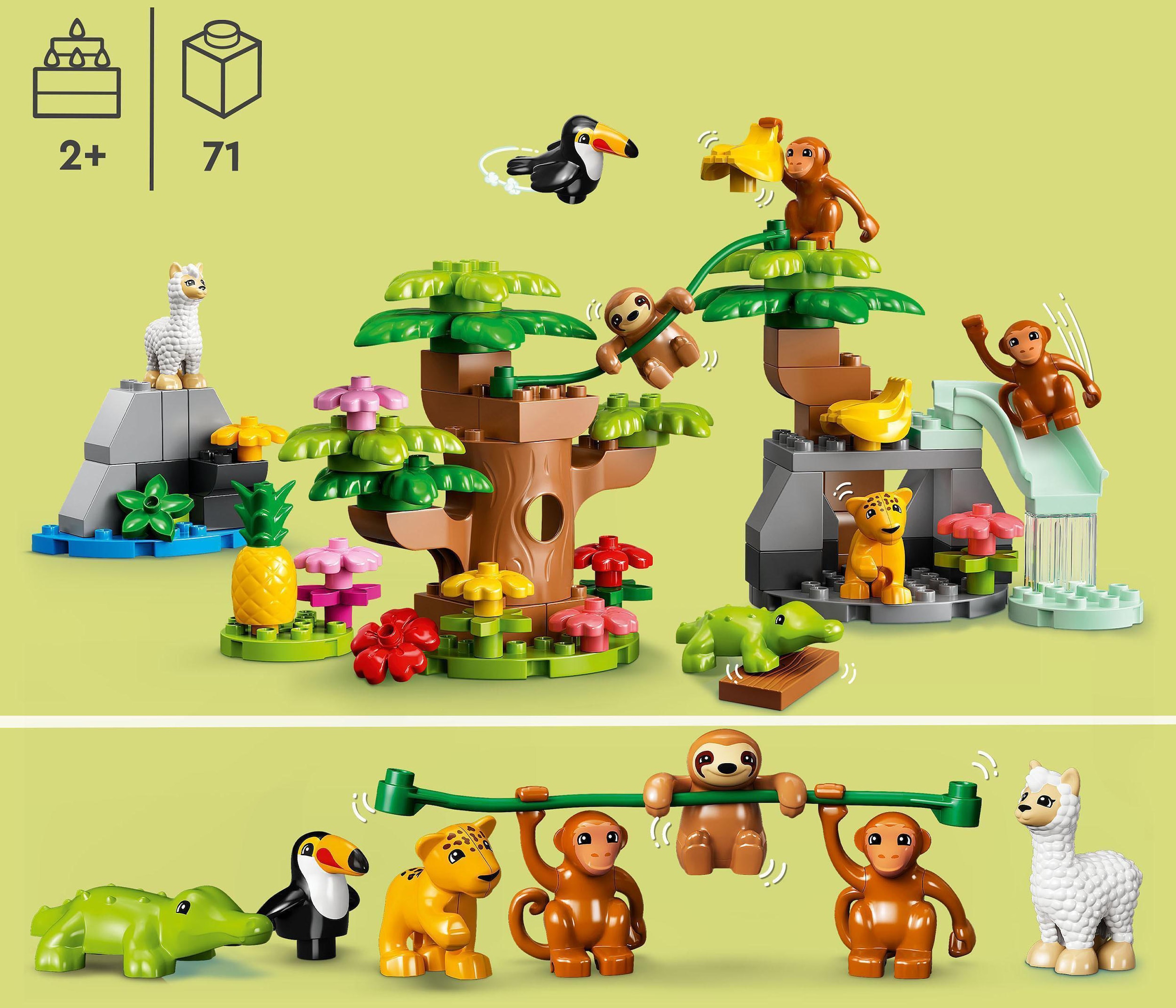 LEGO® Konstruktionsspielsteine »Wilde Tiere Südamerikas
  
   (10973), LEGO® DUPLO«, (71 St.)