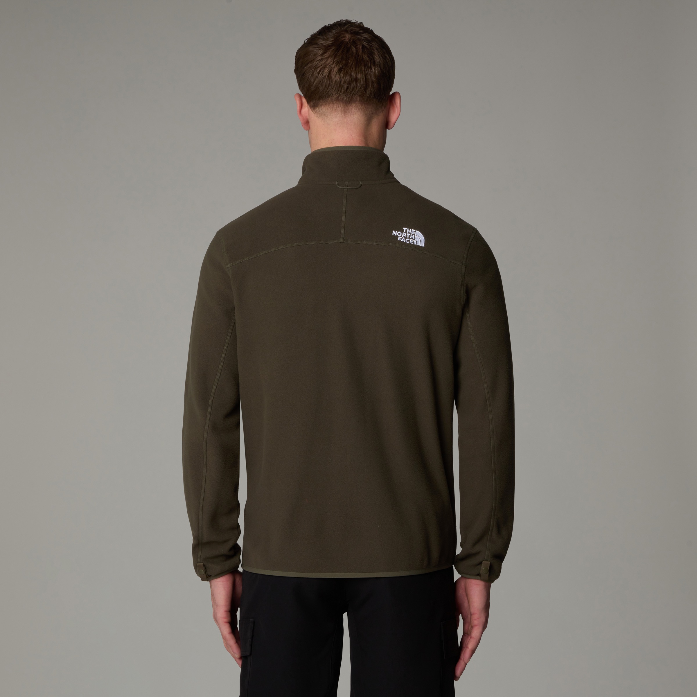 The North Face Fleecejacke »M 100 GLACIER FULL ZIP - EU«, (1 St.), aus weichem, gebürstetem Mikrofaser-Fleece