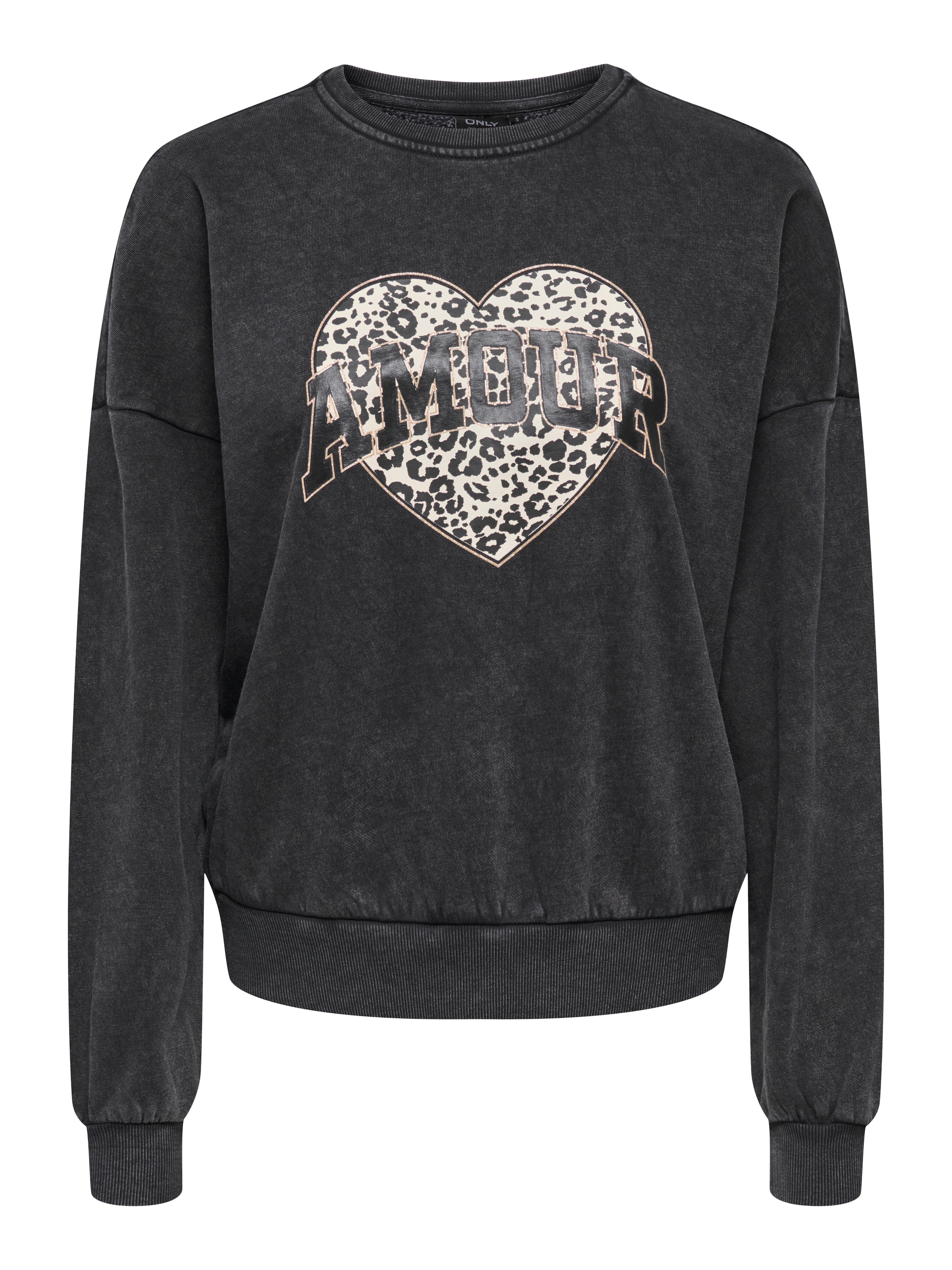 ONLY Sweatshirt »ONLLAUREN L/S LEO O-NECK CC SWT«
