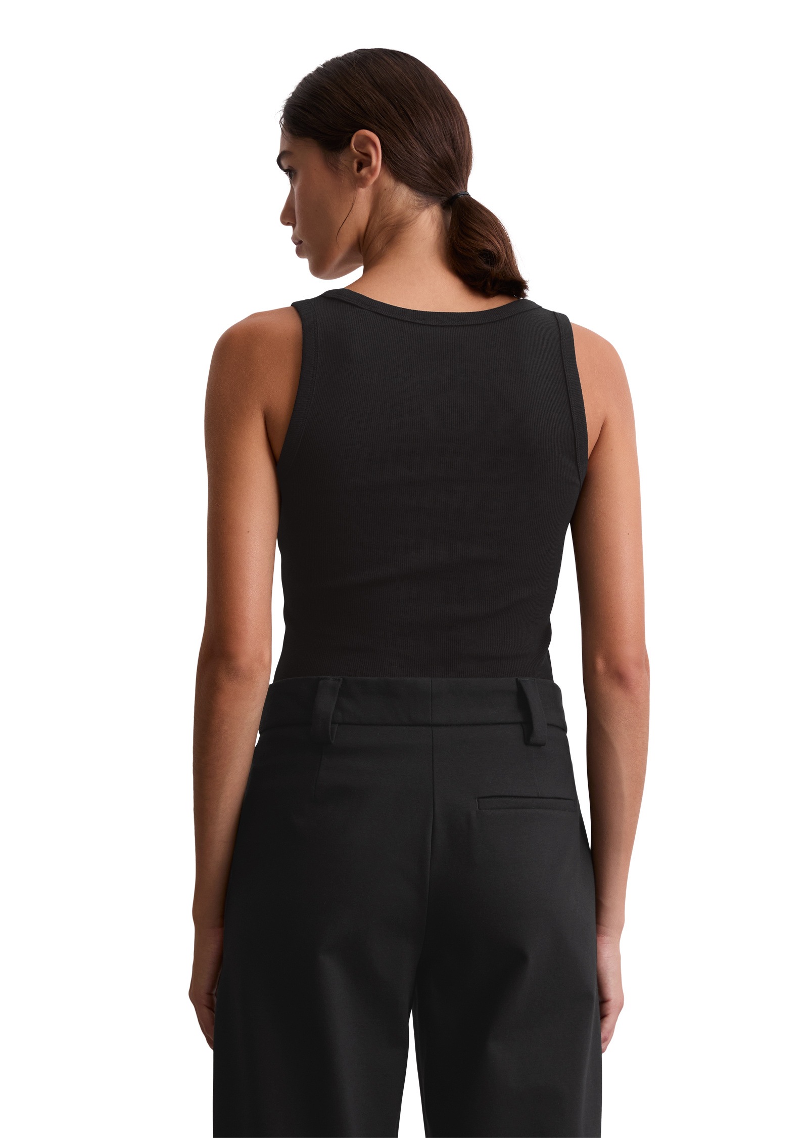 Thumbnail - Marc OPolo T-Shirt "aus elastischem Rippjersey"