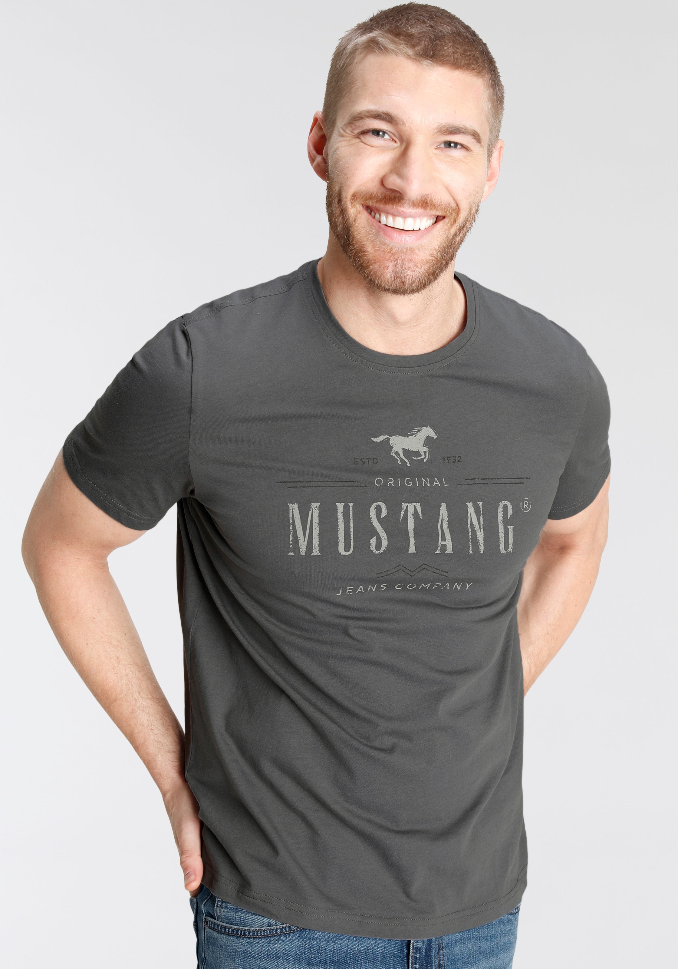 MUSTANG T-Shirt "Style Alex C Print" günstig online kaufen