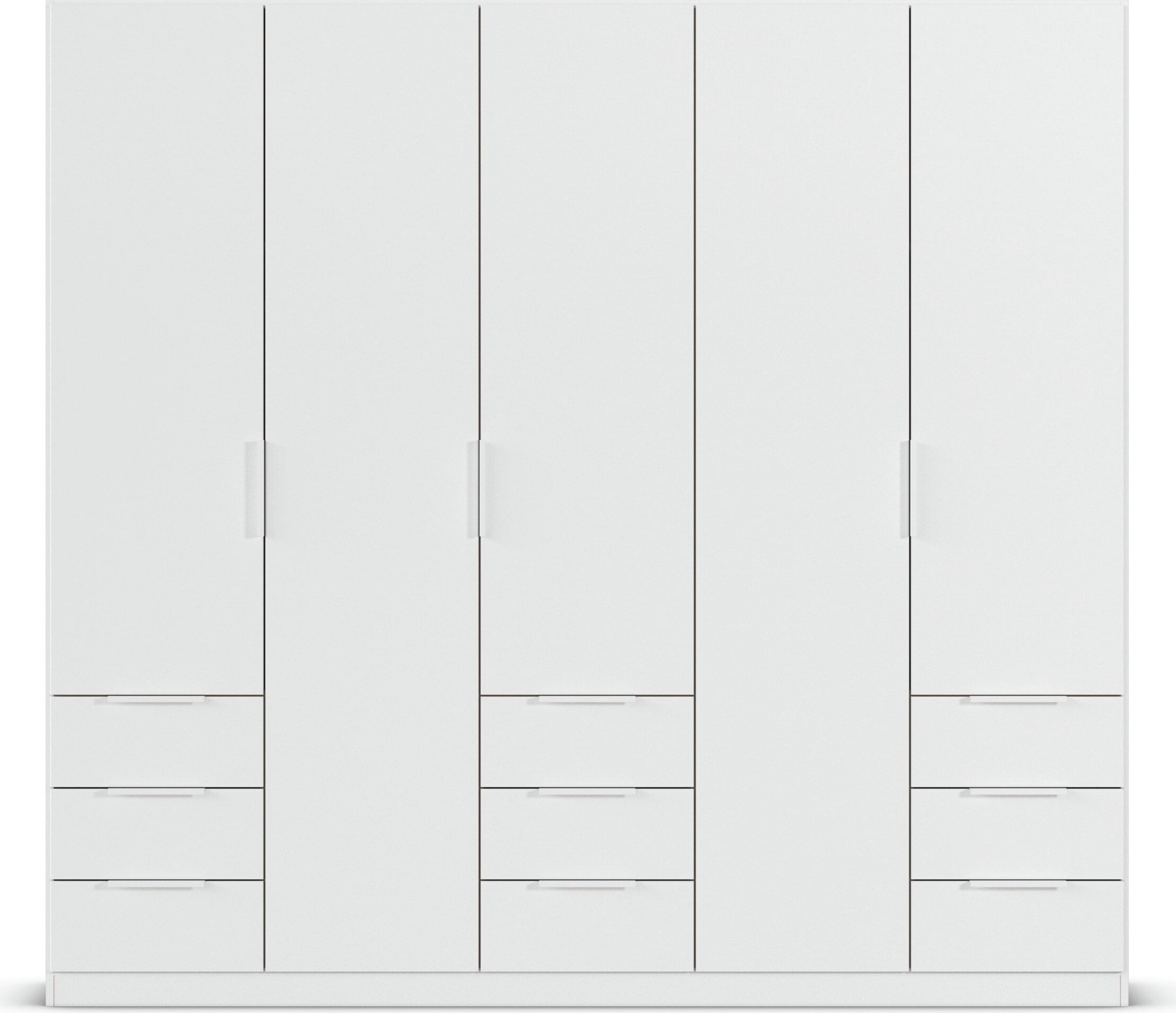 OTTO home Kleiderschrank »Mehrzweckschrank Schrank Schlafzimmer Garderobe Mietswohnung XEELINA« Mehr Flexibilität durch variable Schubladenanordnung MADE IN GERMANY