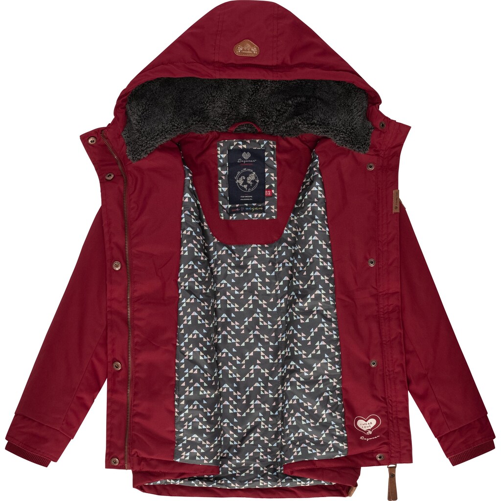 Ragwear Winterjacke »Elvina«, mit Kapuze