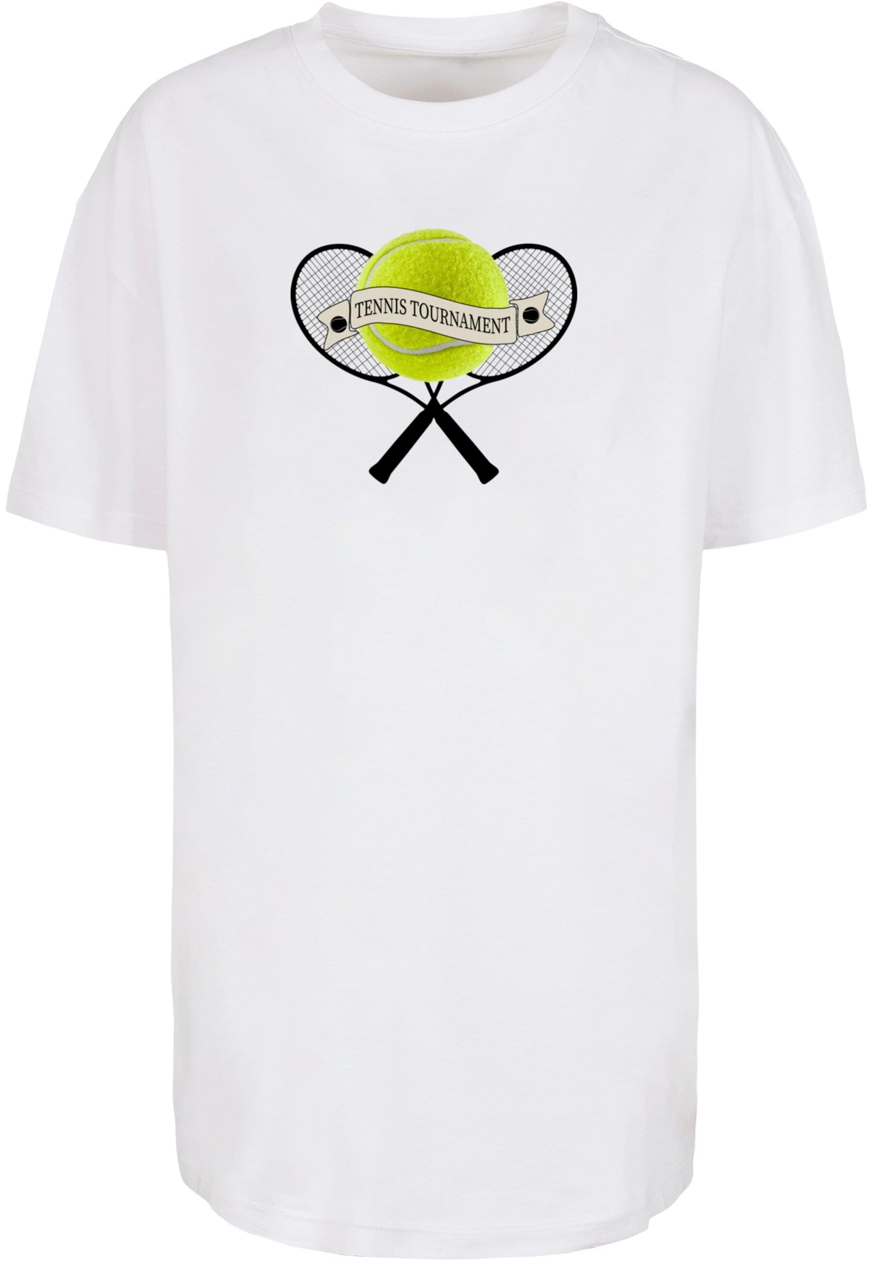 Merchcode T-Shirt "Merchcode Damen Ladies Tennis Tournament Boyfriend Tee" günstig online kaufen