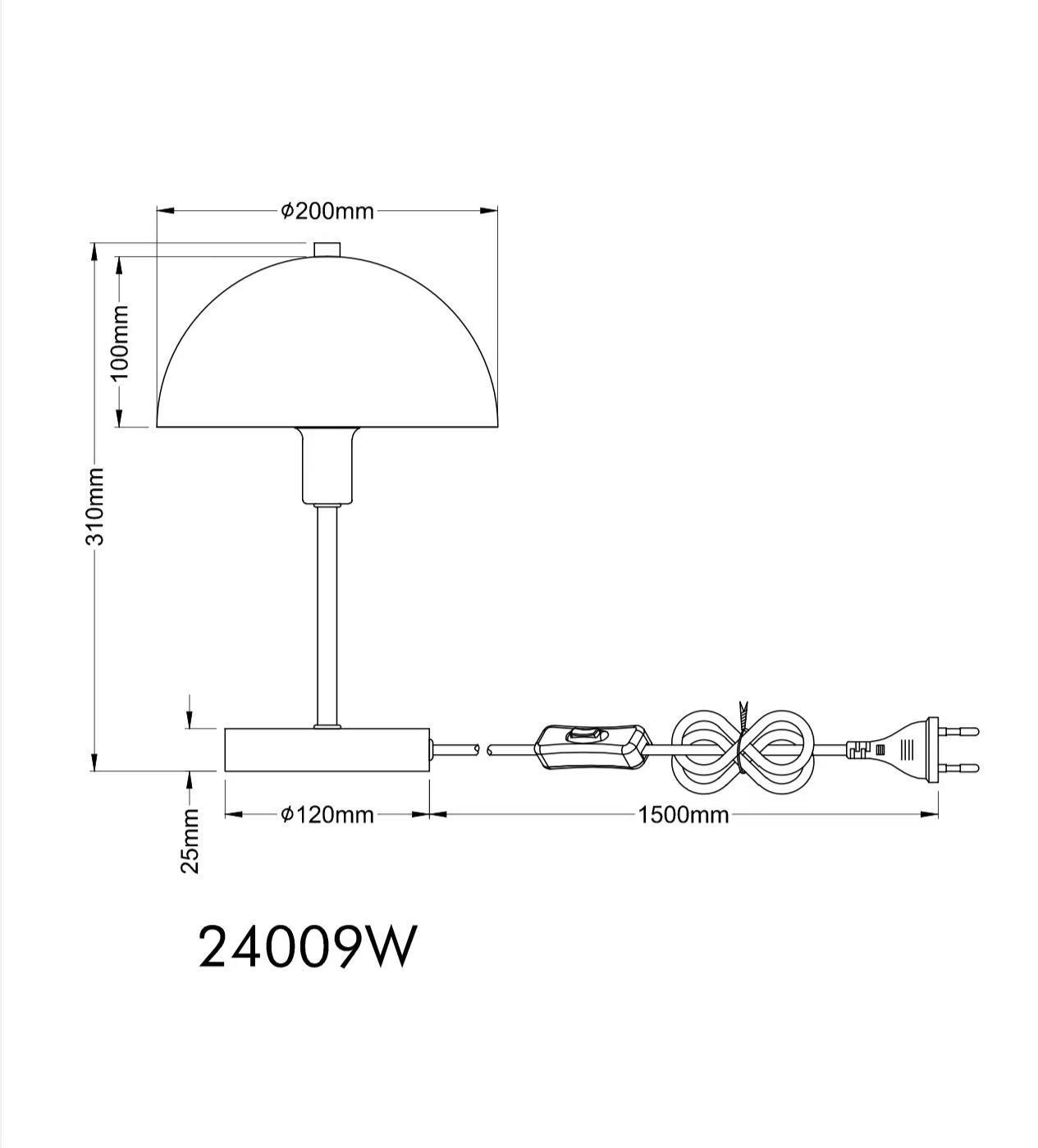 GLOBO LIGHTING Tischleuchte »ATOMA I« E14 1 Stk. Tischlampe Nachttischlampe Deko-Tischleuchte Schlafzimmer