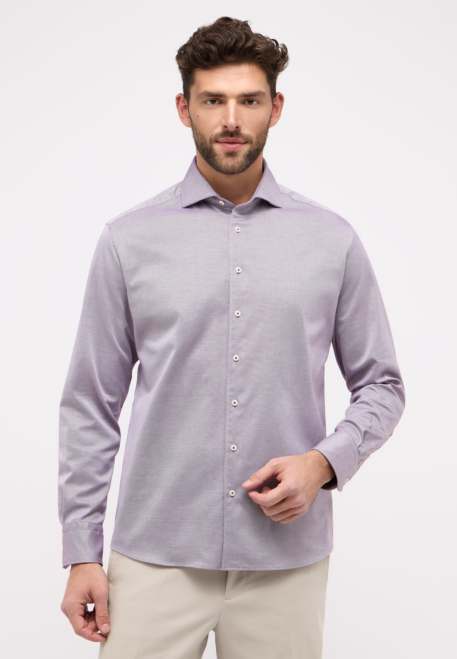 Eterna Langarmhemd "MODERN FIT", EASY IRON (bügelleicht) günstig online kaufen
