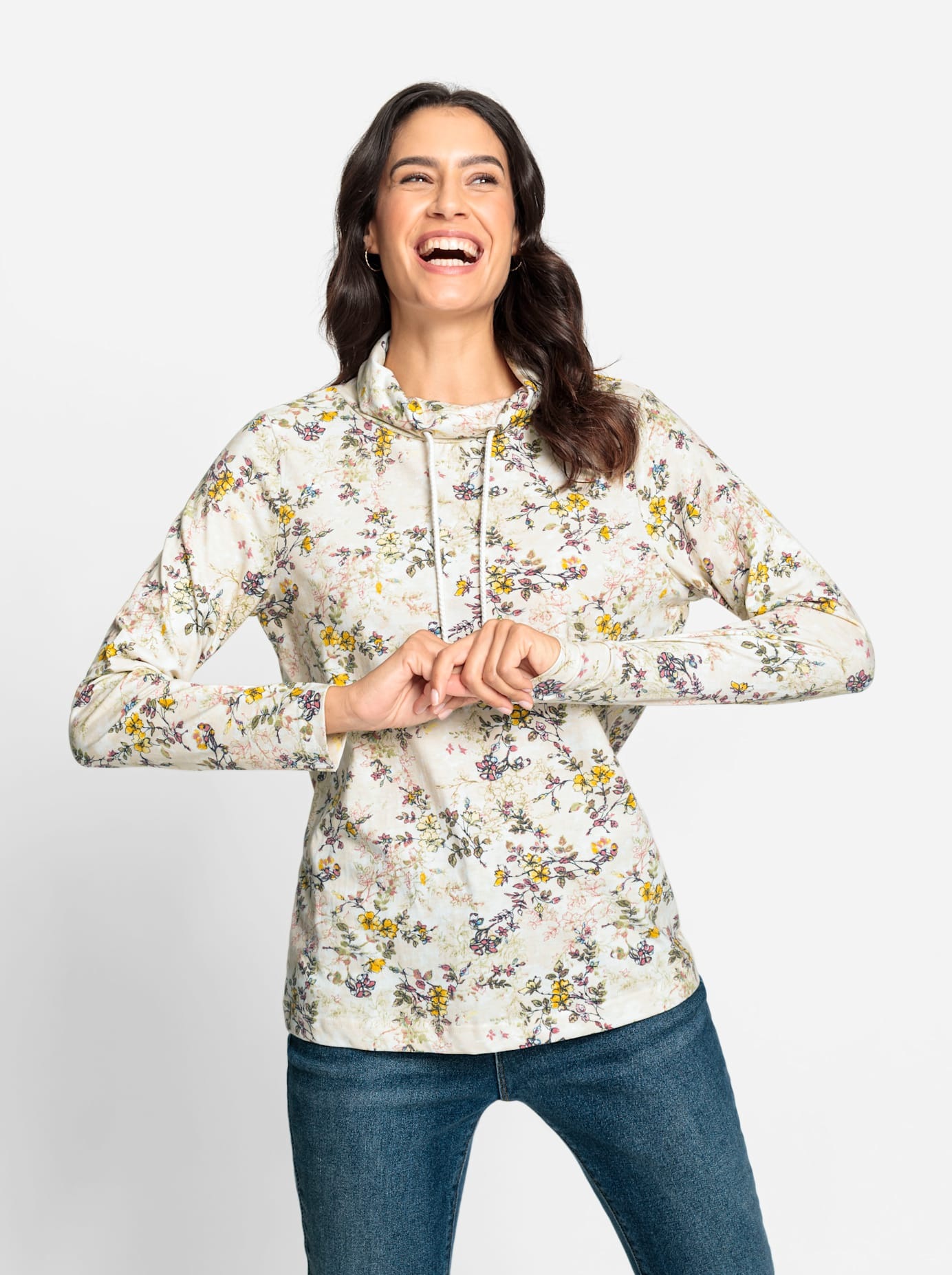 Inspirationen Langarmshirt »Shirt«, (1 tlg.)