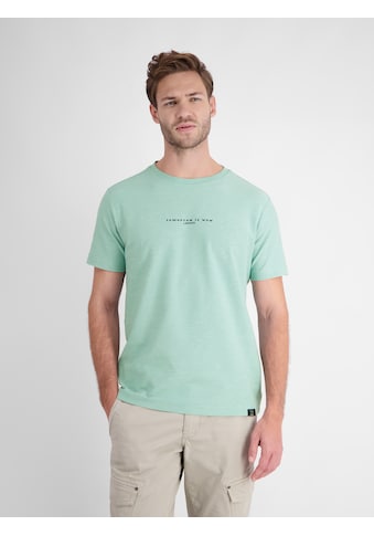 T-Shirt »LERROS Lässiges Rundhals-T-Shirt«