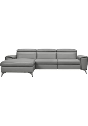 PLACES OF STYLE Ecksofa »Theron« elektrische Relaxfunk...