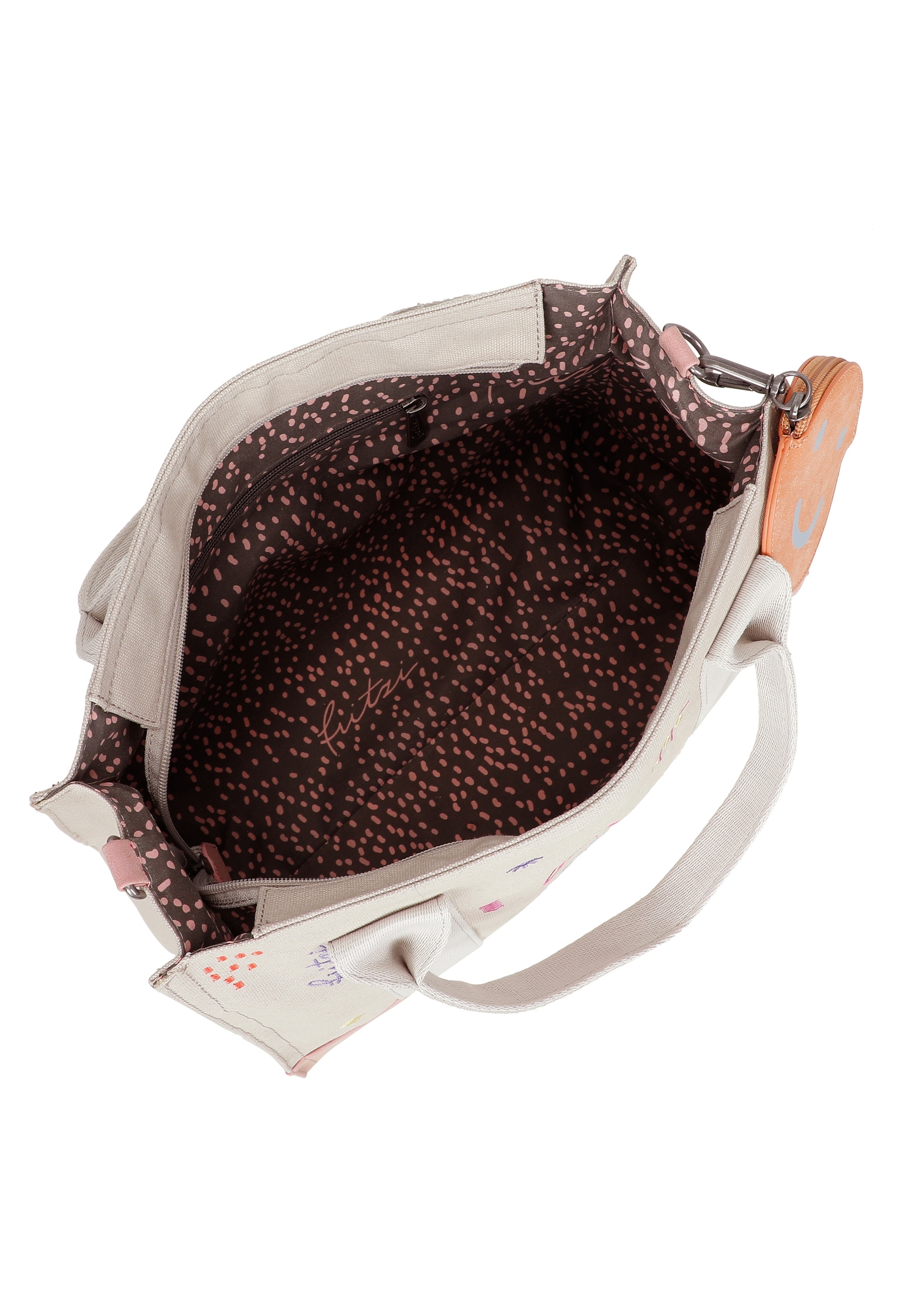 Fritzi aus Preußen Henkeltasche »Tote Bag Limited Ebro Fun«, mit abnehmbarem Pocketanhänger
