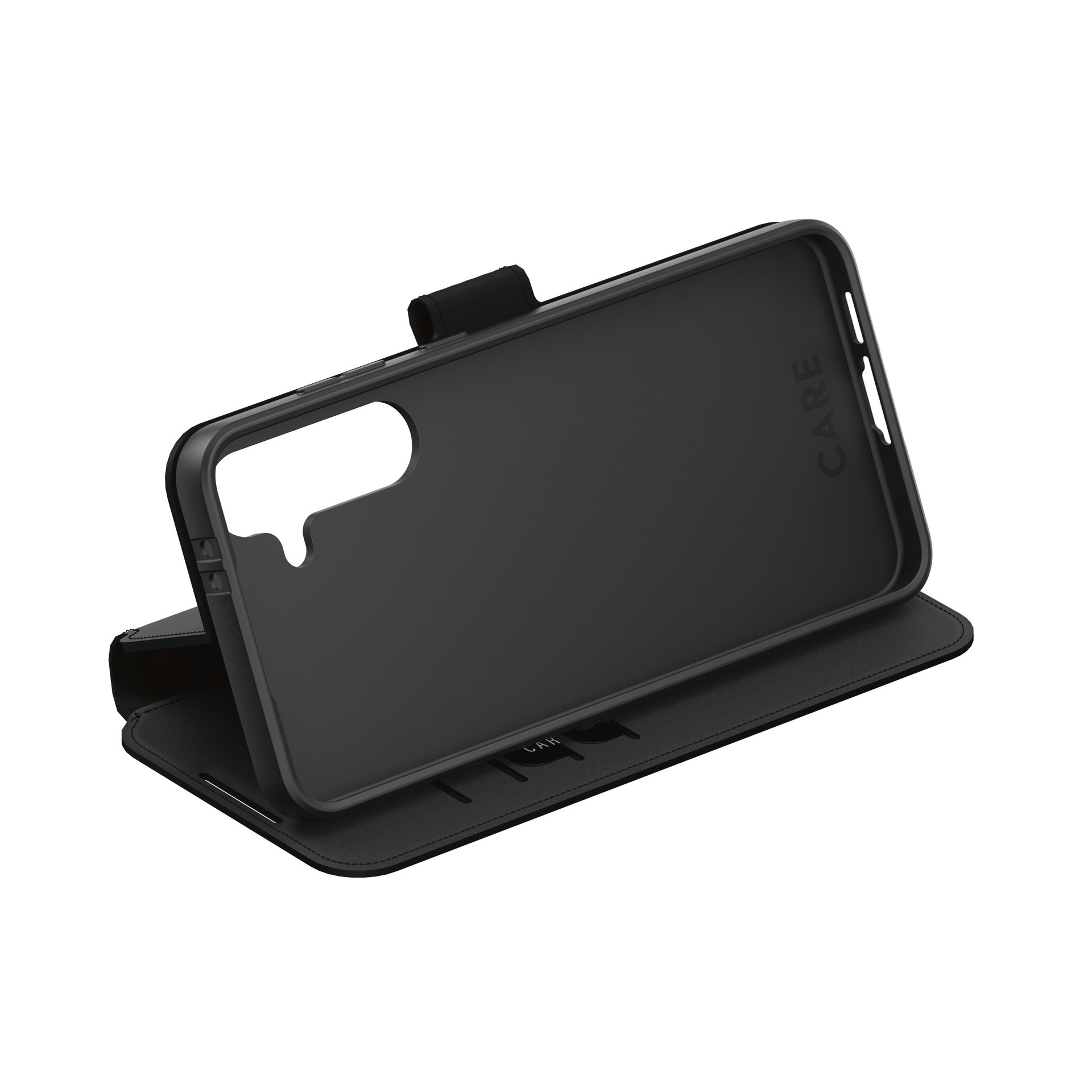 CARE by PanzerGlass Handyhülle »Wallet Case with Kickstand für Samsung Galaxy S24 FE«, Backcover, Schutzhülle, Handyschutzhülle, Case, Schutzcase, stoßfest