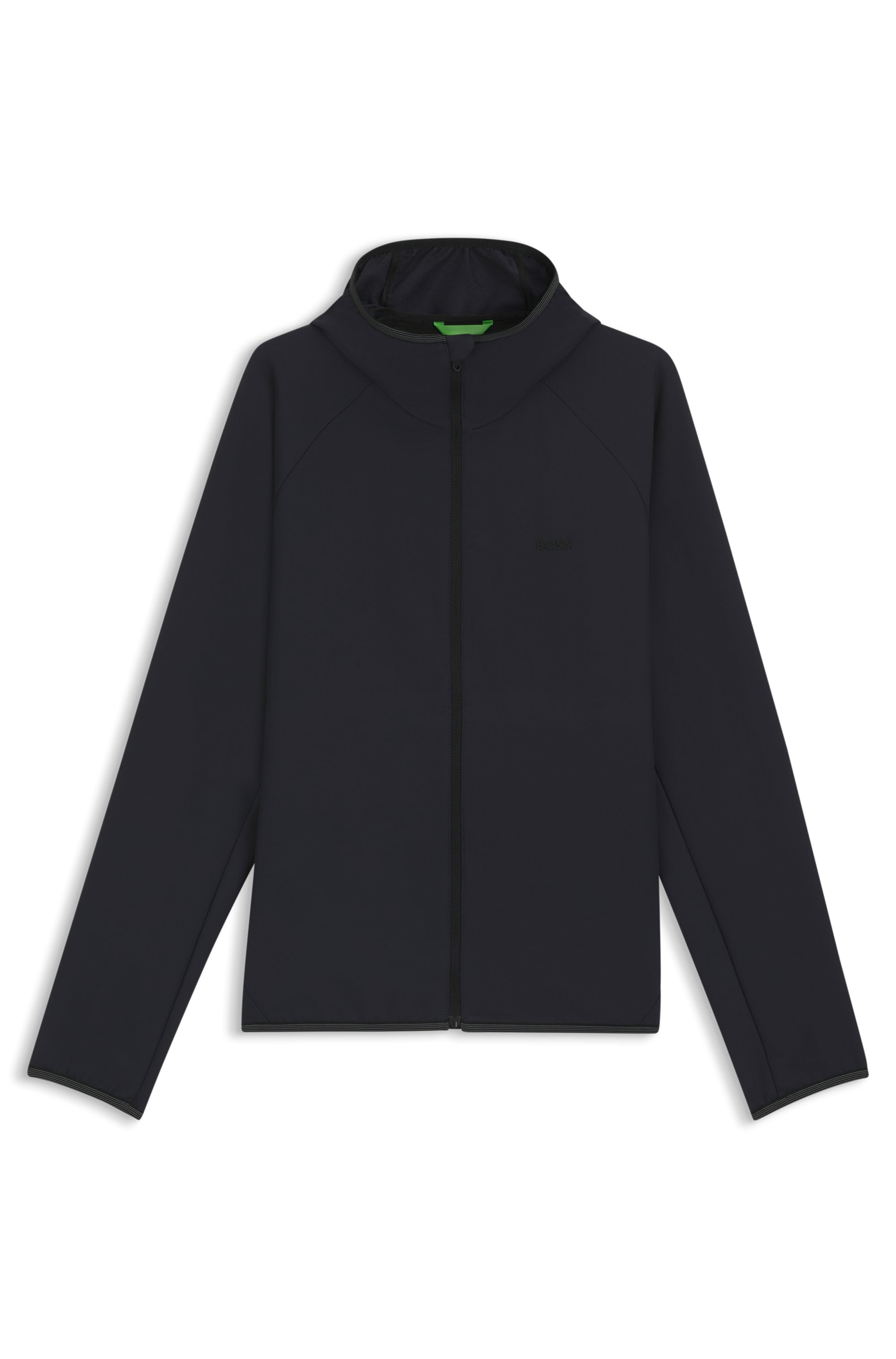 BOSS GREEN Funktionsjacke »L Commuter«, mit Kapuze, mit gummiertem Markenlabel