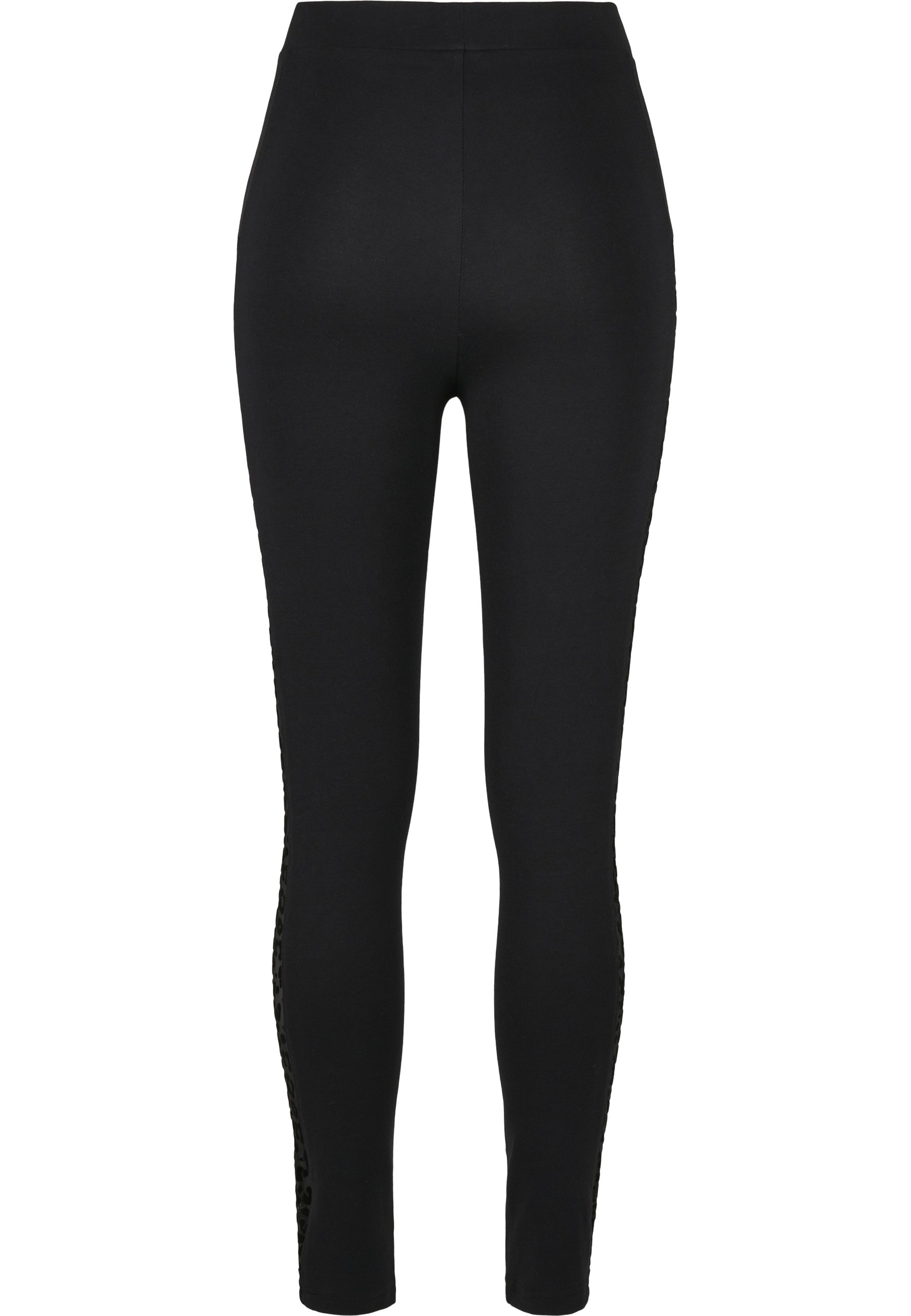 URBAN CLASSICS Leggings »Urban Classics Damen Ladies Flock Lace Stripe Leggings«