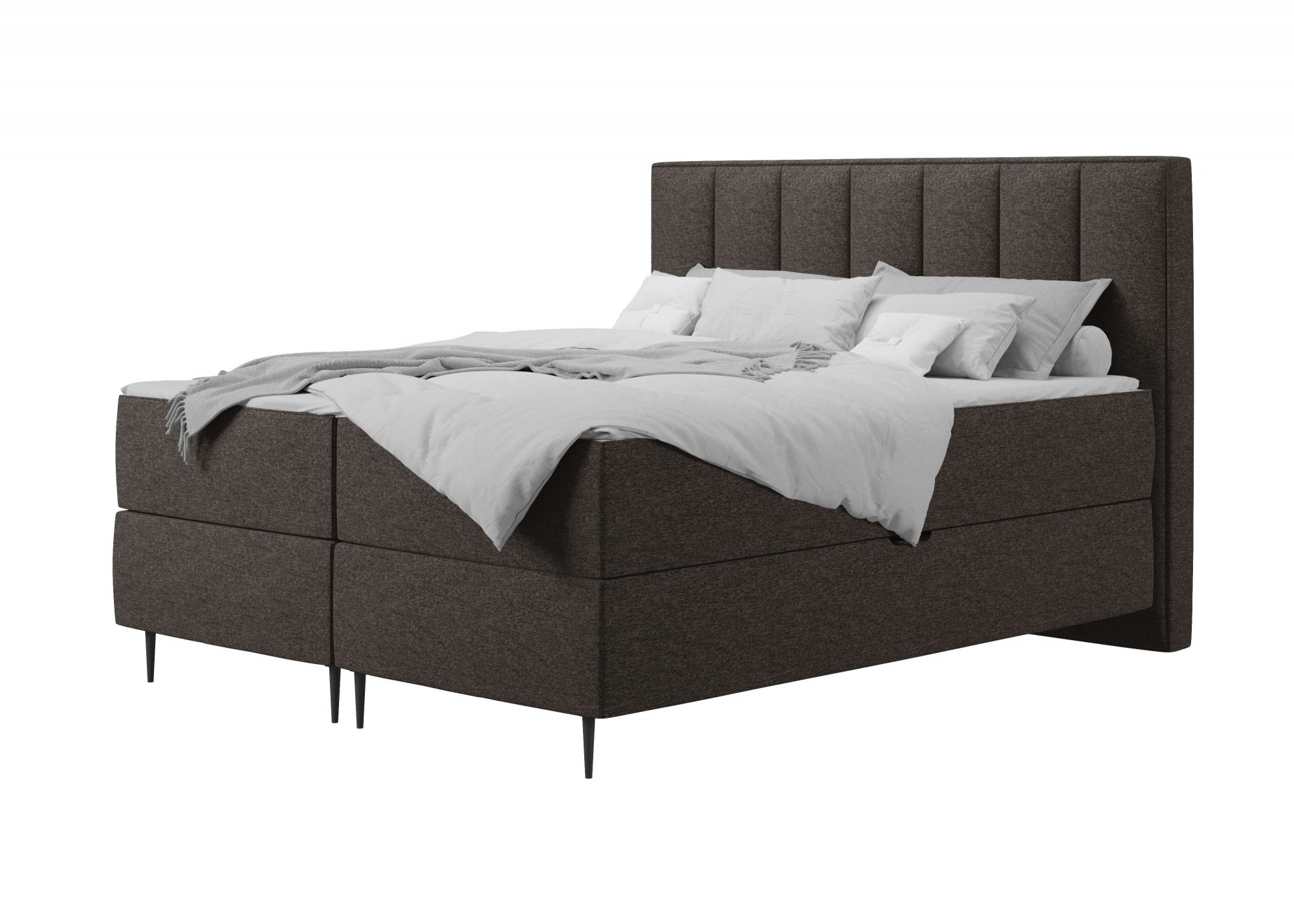 Home affaire "Rita inkl. Bettkasten, erhältlich in den Breiten 160cm und 180cm" mit Taschen-Federkernmatratze, Komfortliegehöhe von 61cm