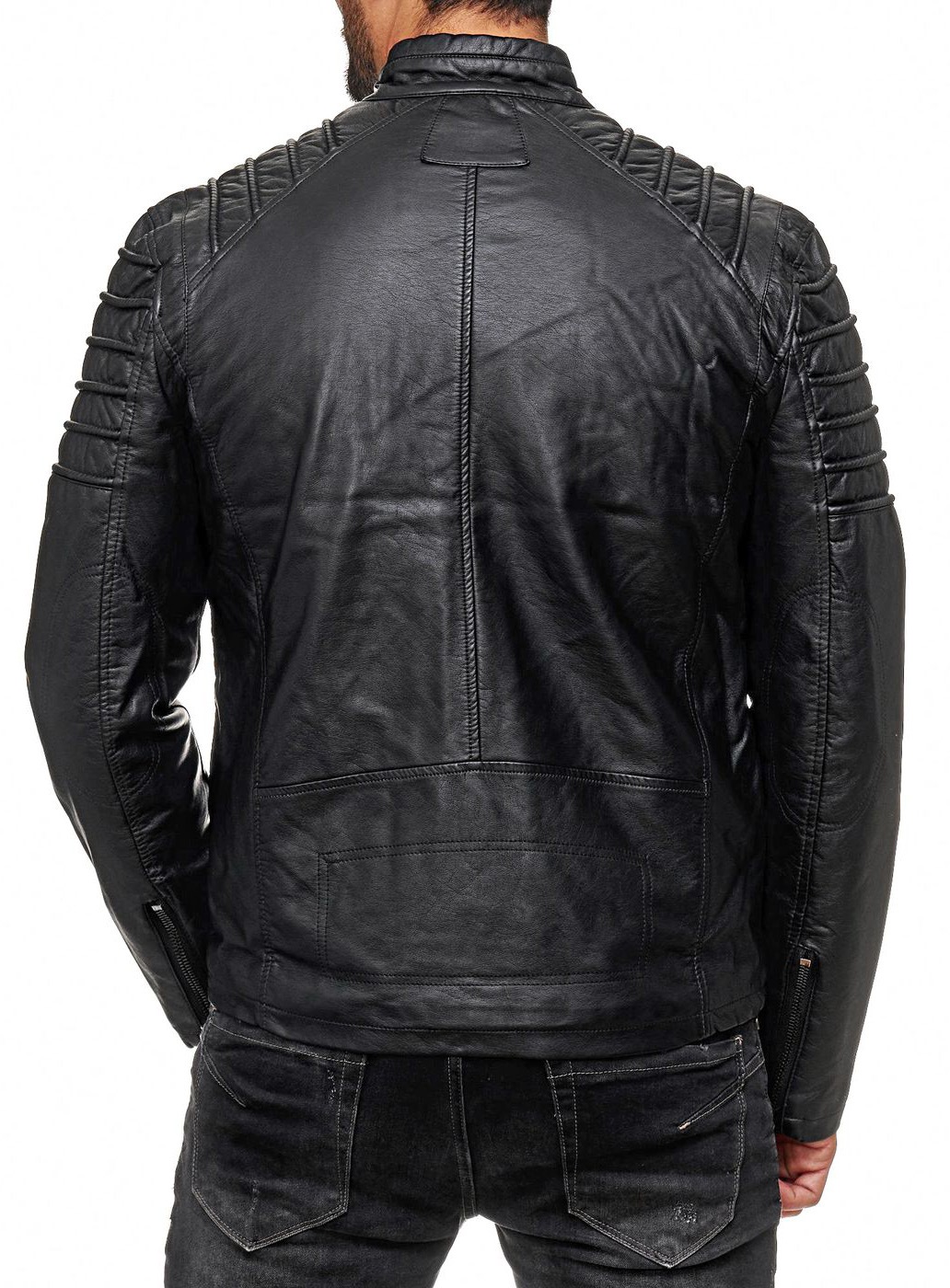 RedBridge Bikerjacke »Oxnard«, im Biker-Design