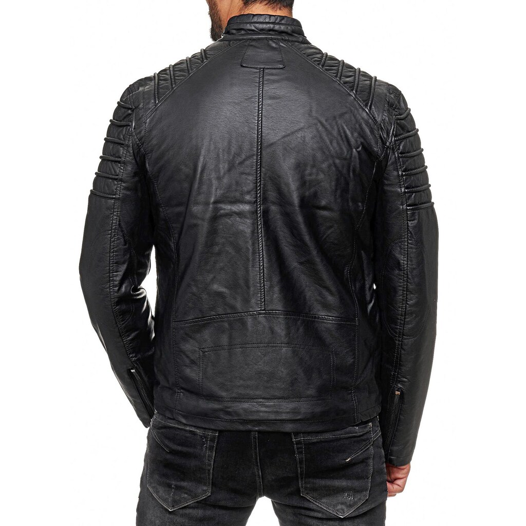 RedBridge Bikerjacke »Oxnard«, im Biker-Design