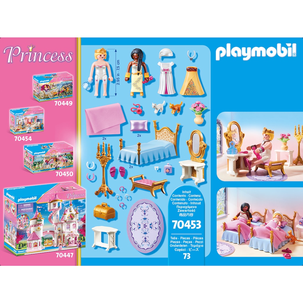 Playmobil® Konstruktions-Spielset »Schlafsaal (70453), Princess«, (73 St.)