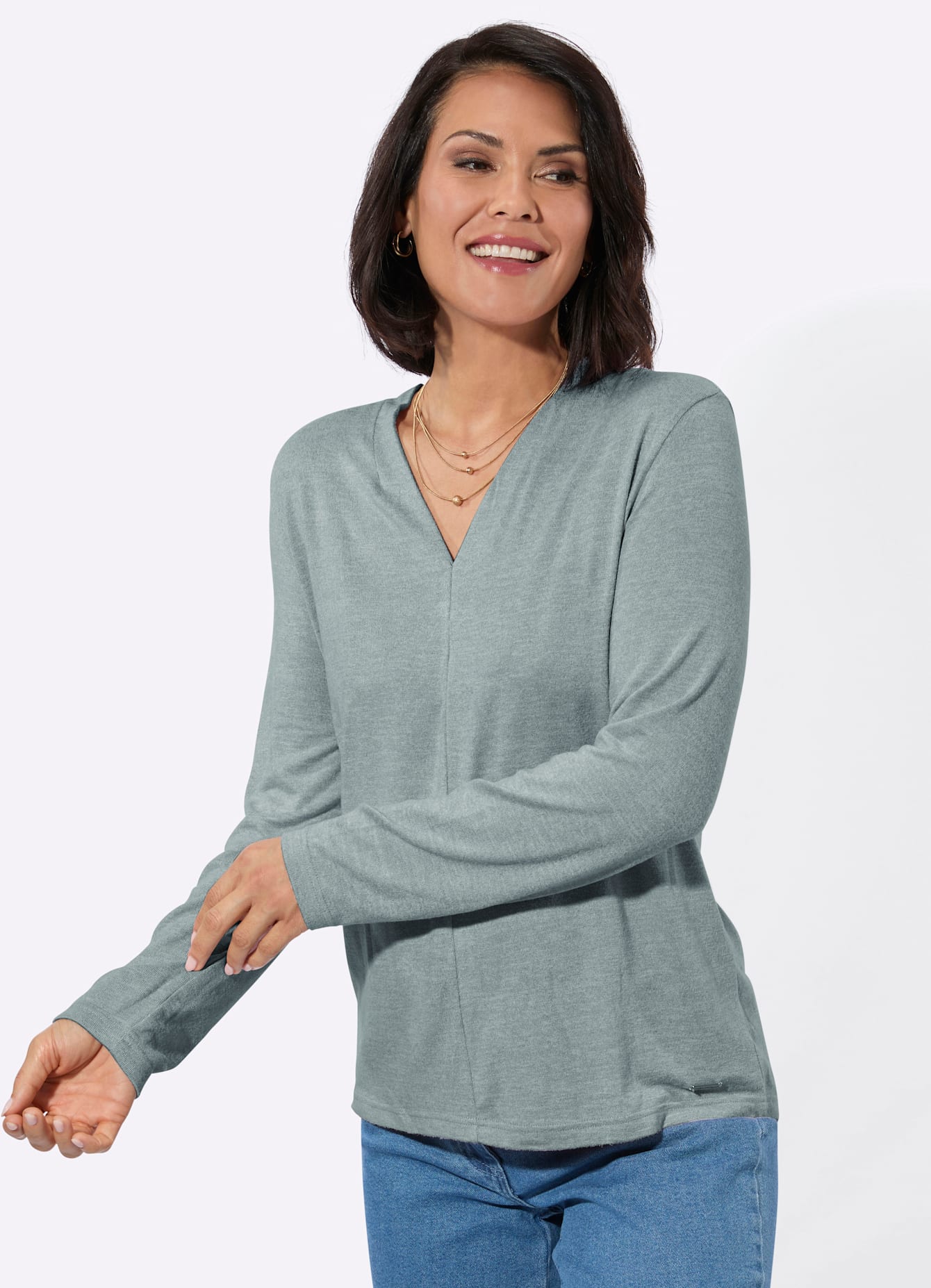 Casual Looks Langarmshirt "Winter-Shirt" 1