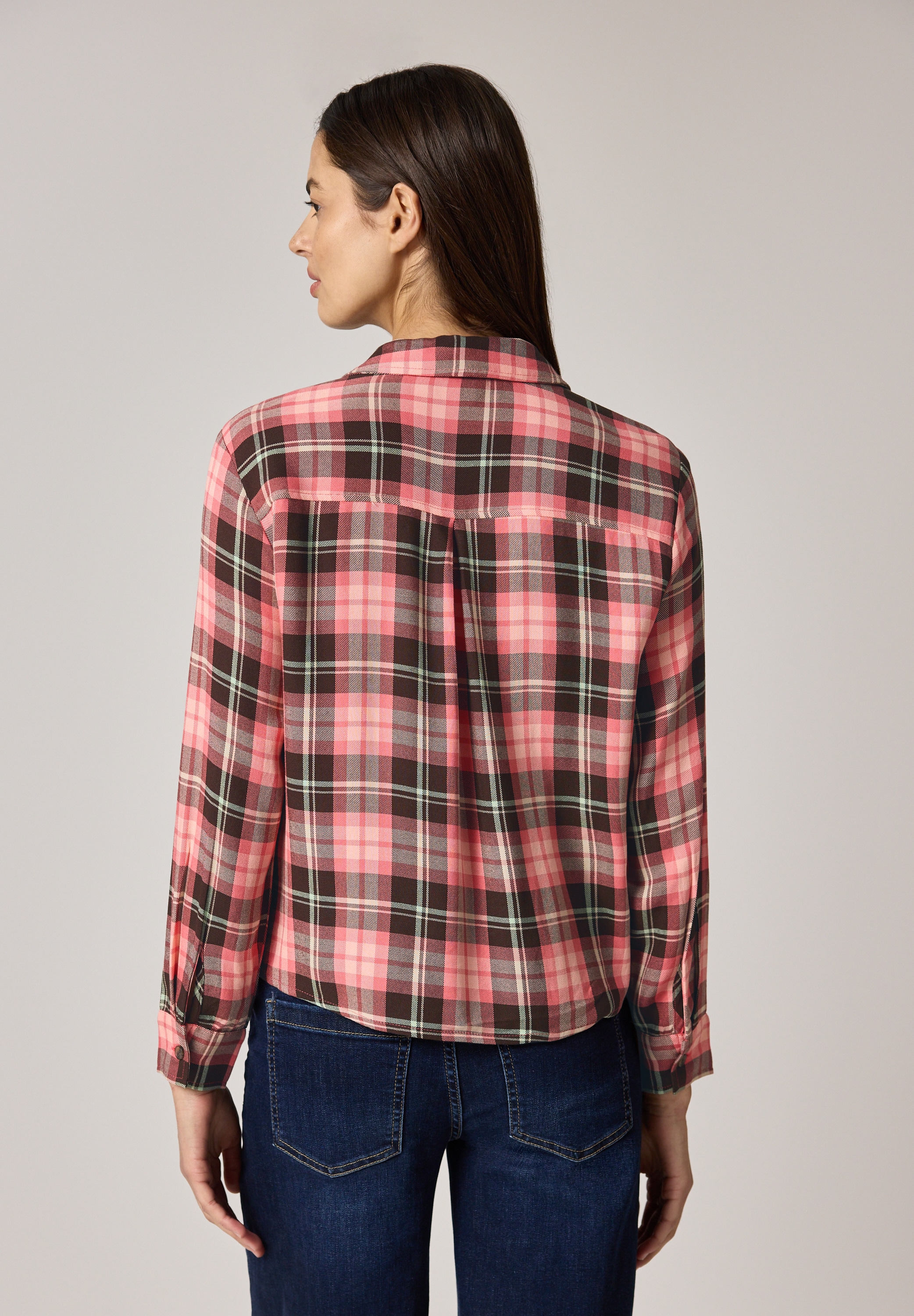 STREET ONE Langarmbluse aus softer Viskose