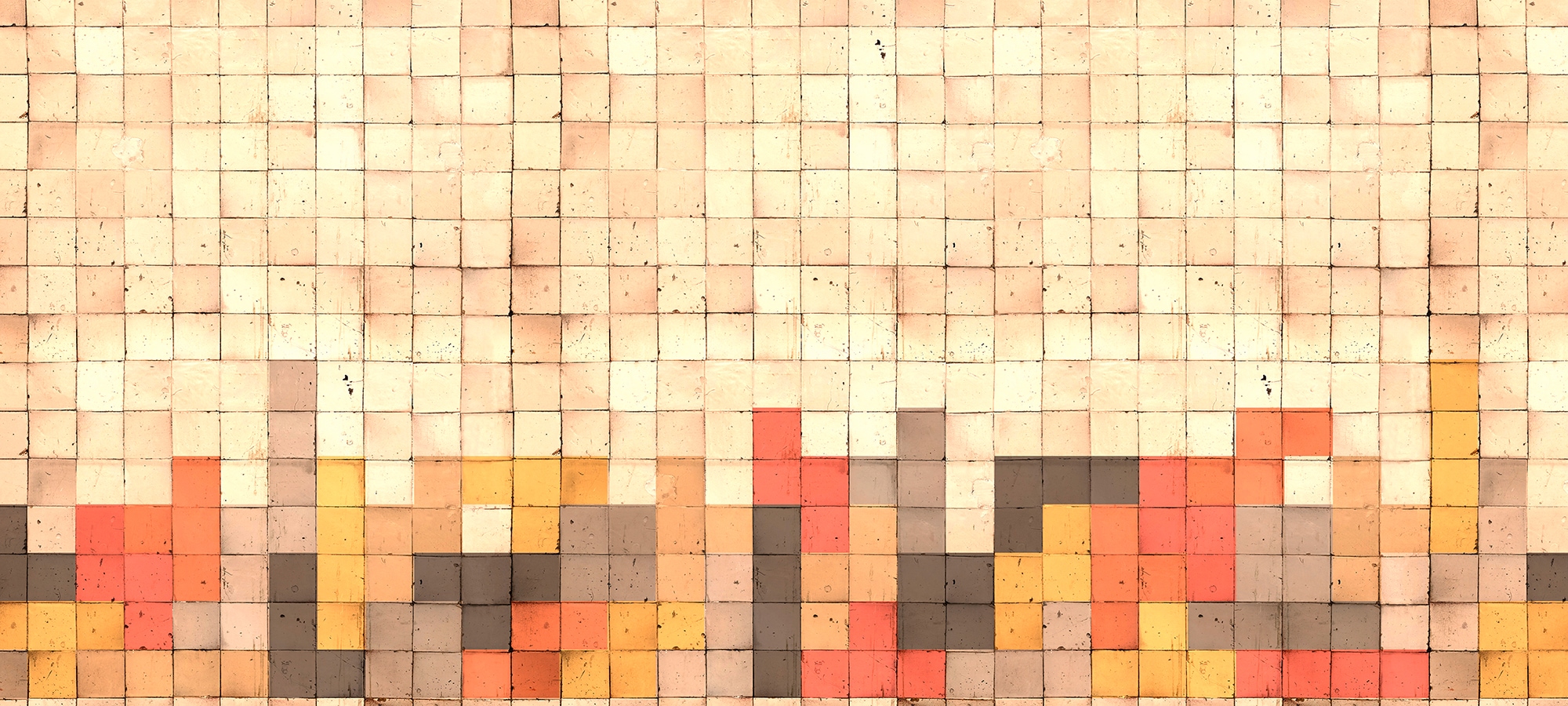 Architects Paper Fototapete "Atelier 47 Mosaic Tetris 2" geometrisch glatt Vlies, Wand, Schräge, Decke