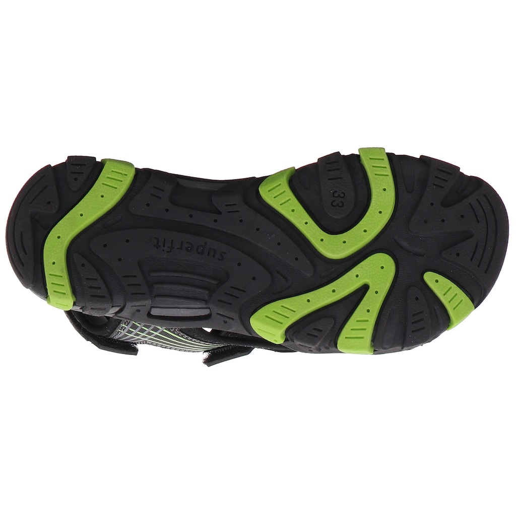 Superfit Sandale »HENRY WMS: Mittel«, Sommerschuh, Klettschuh, Sandalette, mit Klettverschluss