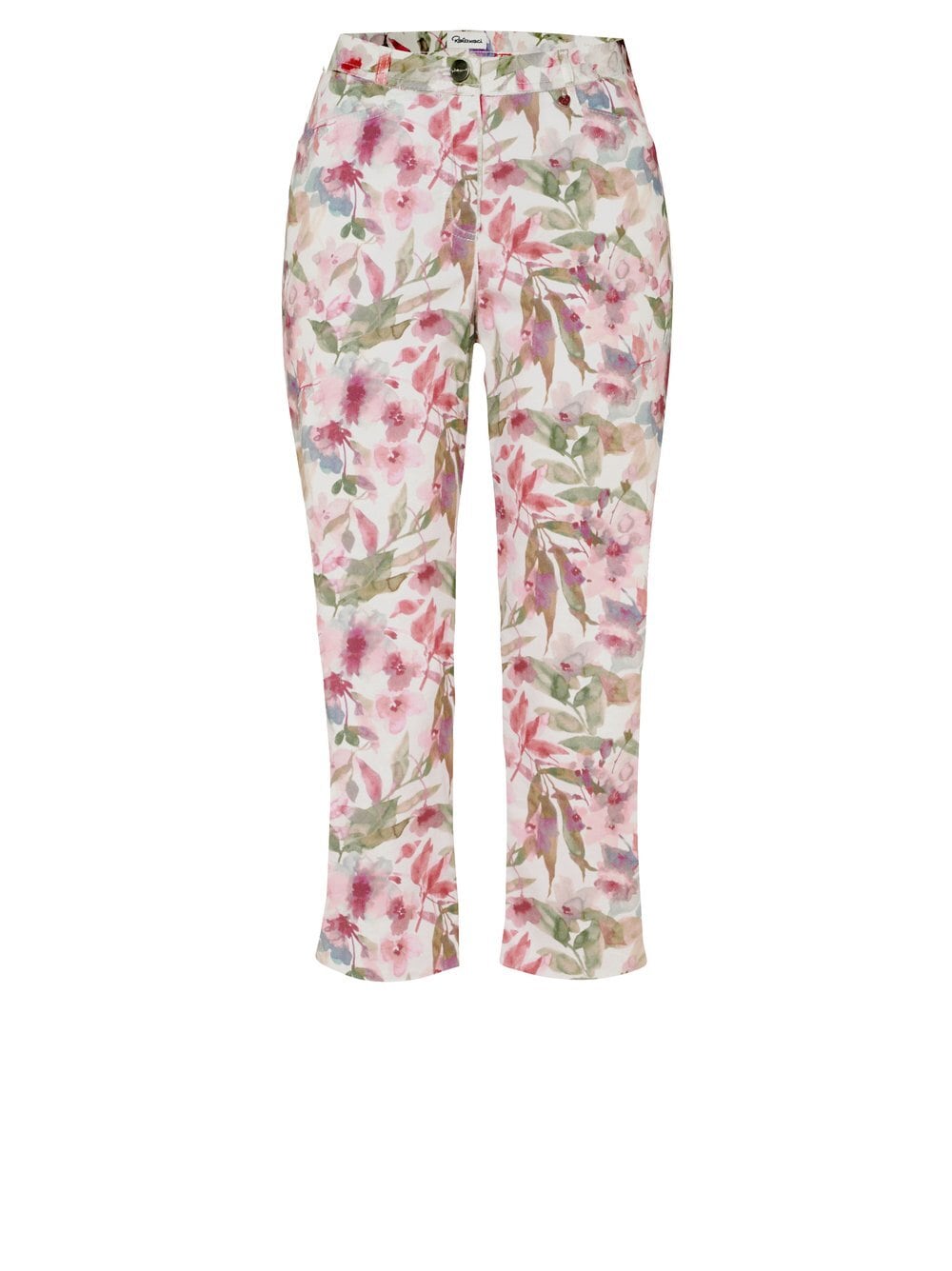 Relaxed Stretch-Hose »Meine beste Freundin 3/4«  mit Blütenprint