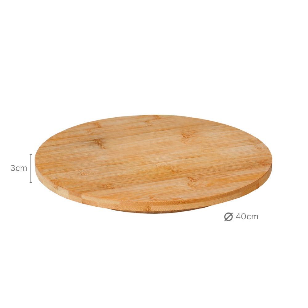 KESPER® Servierbrett »Dreh- und Servierplatte, Bambus, FSC« zum Drehen