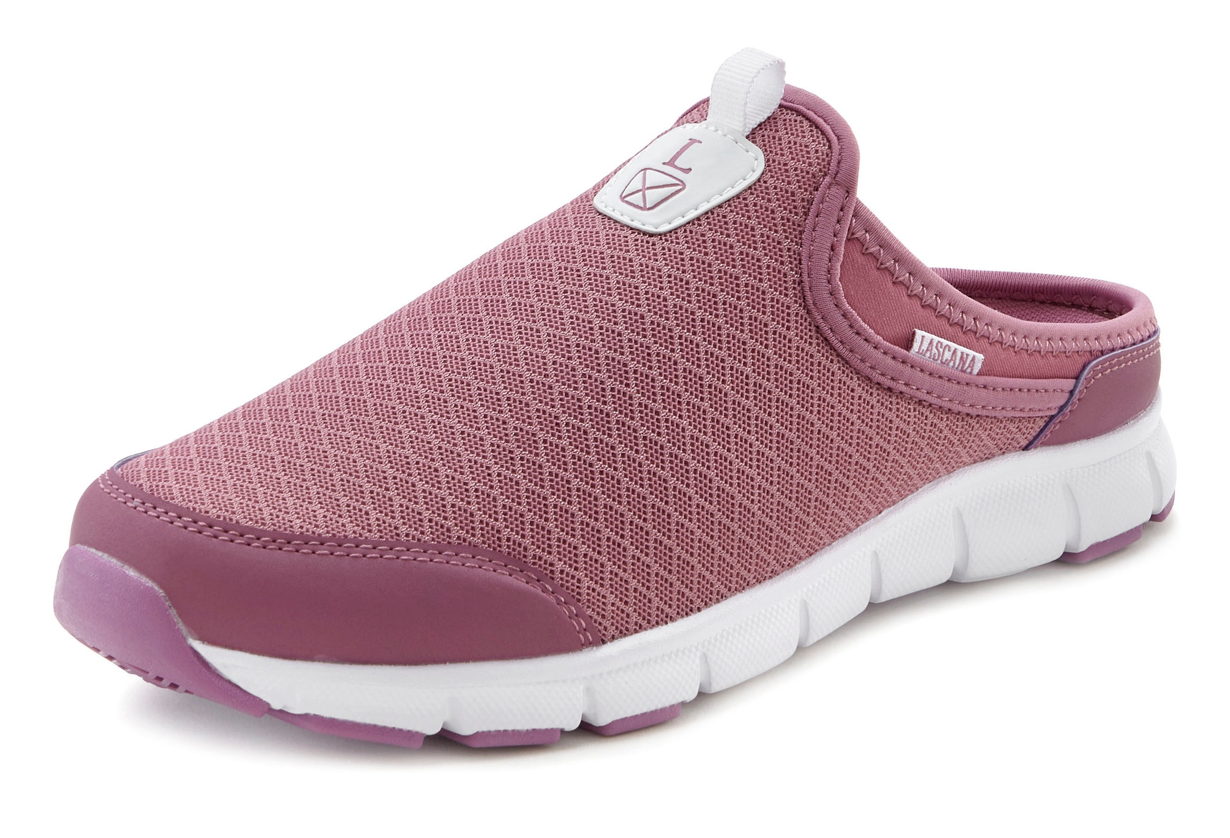 Thumbnail - LASCANA Sneaker "Slip-On-Sneaker," Halbschuh, Freizeitschuh, Sabot, Clogs aus leichtem Mesh-Material