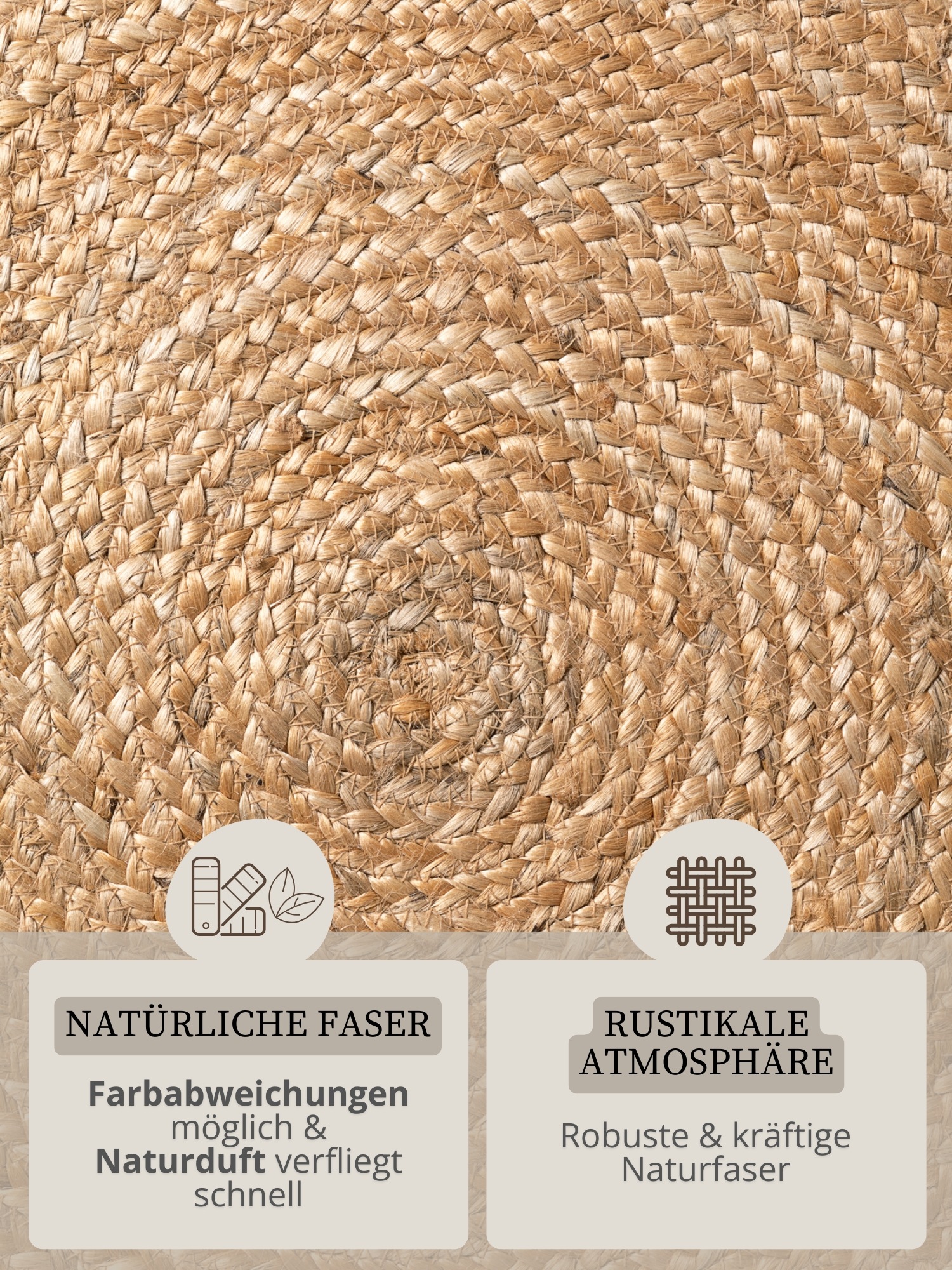 Hanse Home Nuru Rug Natural/Gold 200cm 3