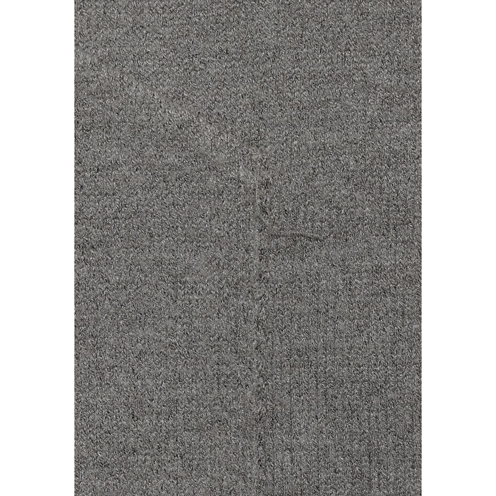 Damenmode Kleider Boysen's Strickkleid, mit Taschen NEUE FARBE grau-melange
