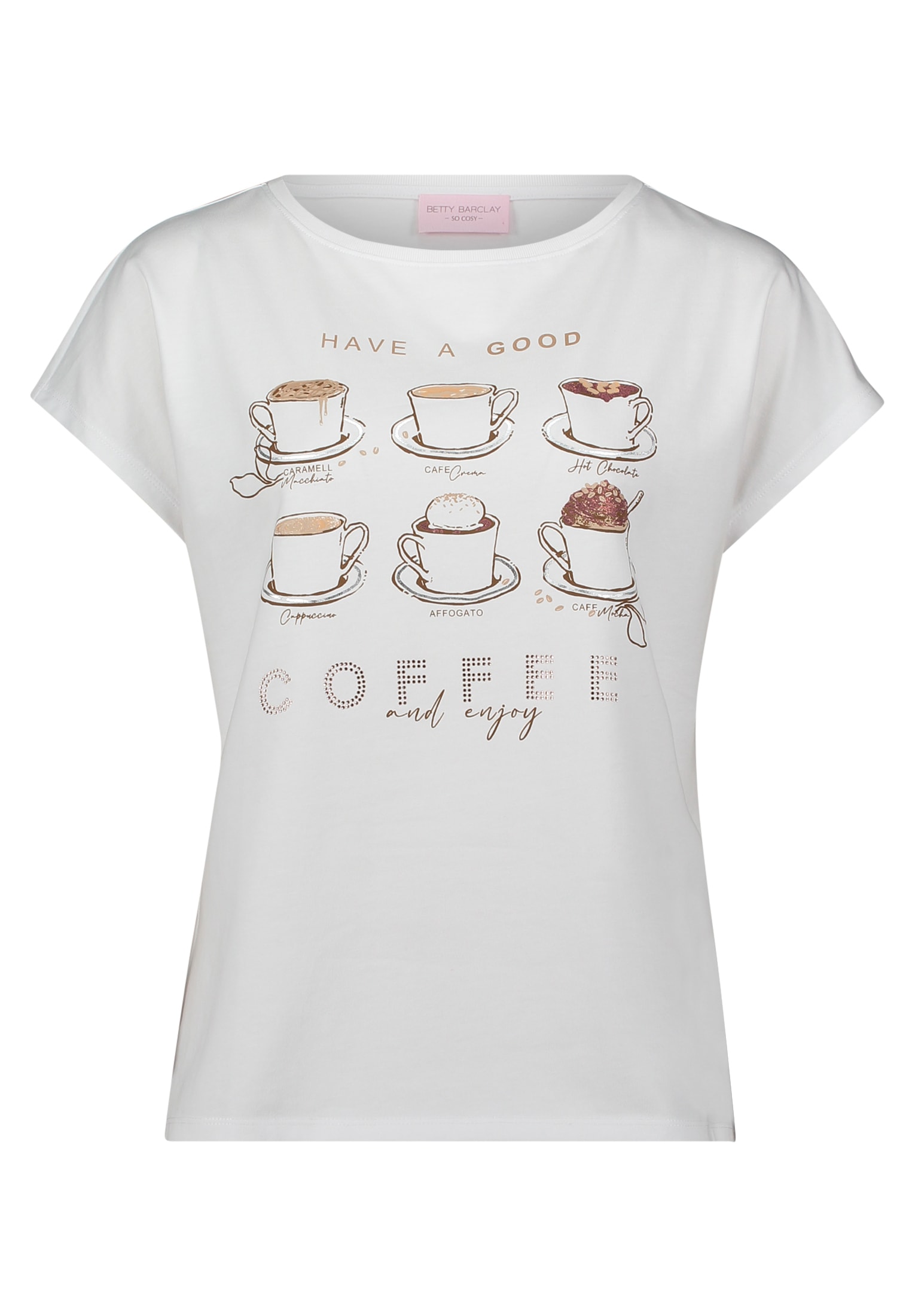 Betty Barclay Kurzarmshirt "Betty Barclay Damen Casual-Shirt mit Aufdruck" günstig online kaufen