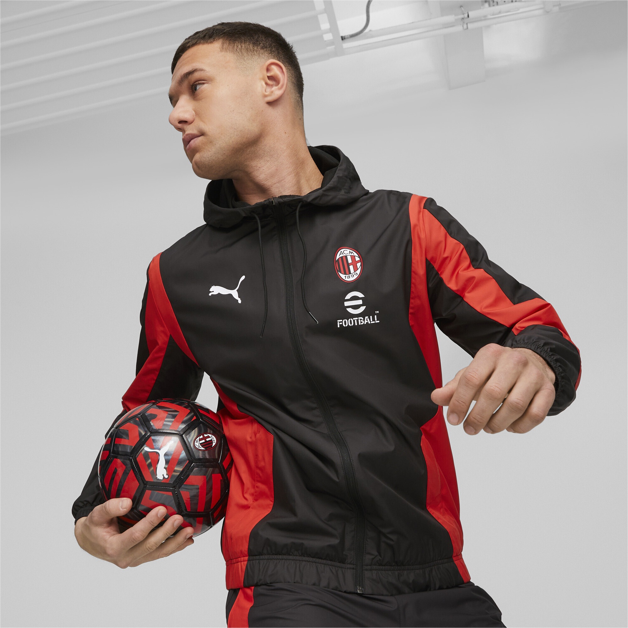 PUMA Trainingsjacke »AC Milan Aufwärmjacke Herren«