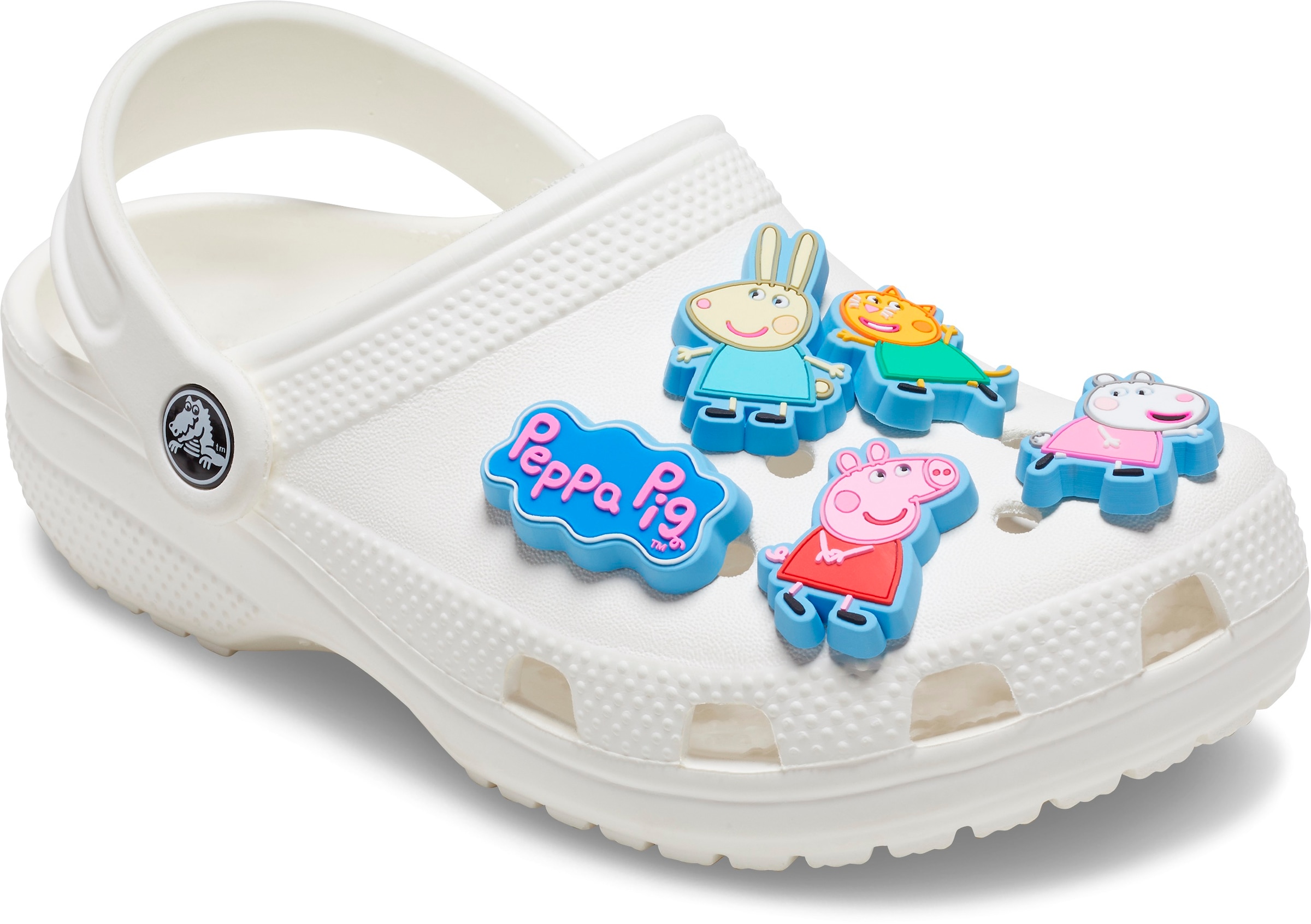 Crocs Schuhanstecker »Jibbitz™ Peppa Pig«, (Set, 5 tlg., Kein Spielzeug. Nicht für Kinder unter 3 Jahren geeignet), Charm, Anstecker für Crocs Schuhe