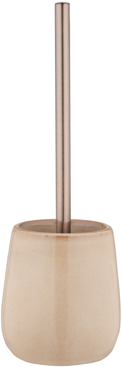 Thumbnail - WENKO WC-Garnitur "Sirmione" aus Edelstahl Keramik Kunststoff Keramik, individuelle Glasur, Toilettenbürste mit Kunsts...