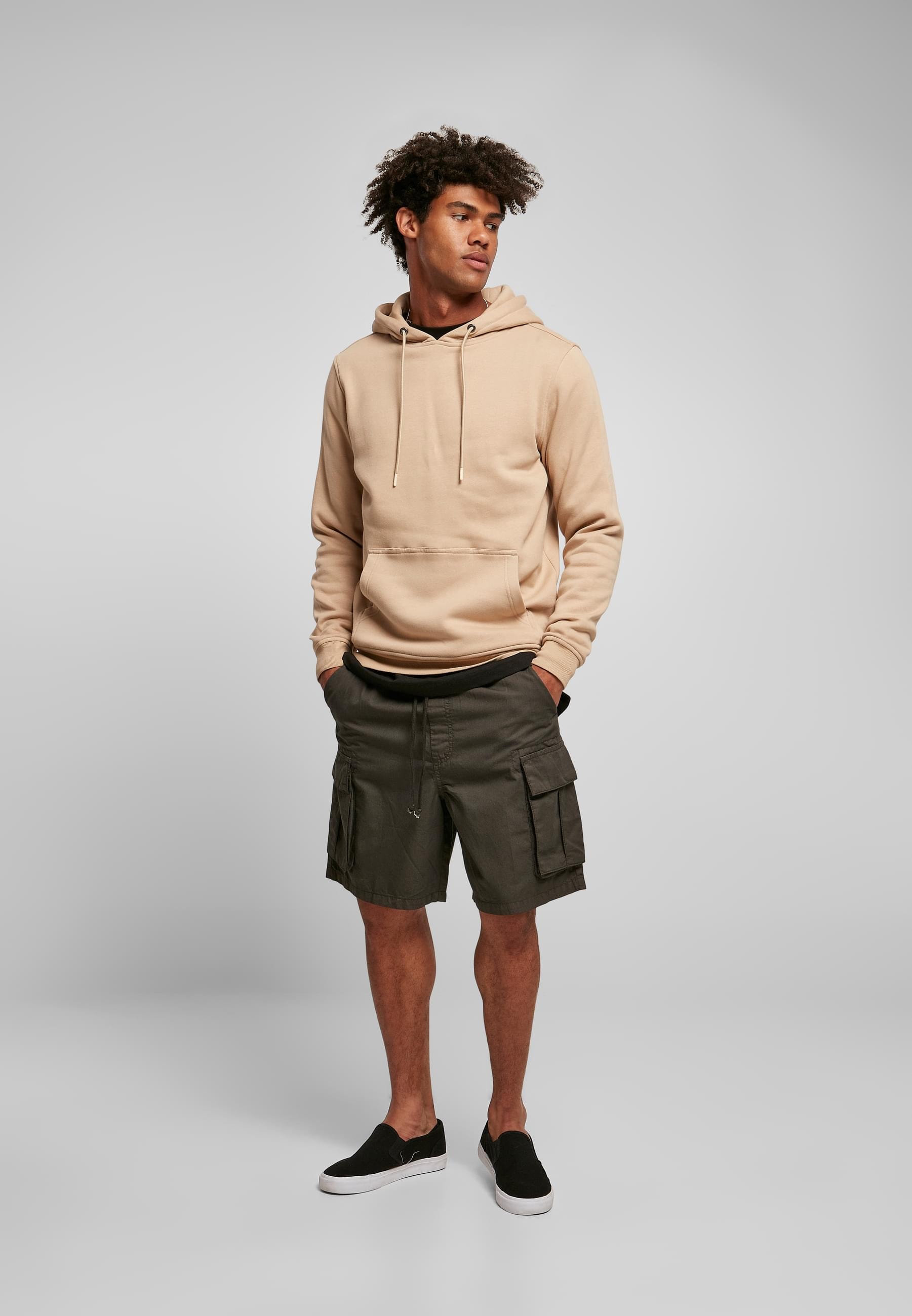 URBAN CLASSICS Sweatshirt »Urban Classics Herren Basic Terry Hoody«, (1 tlg.)