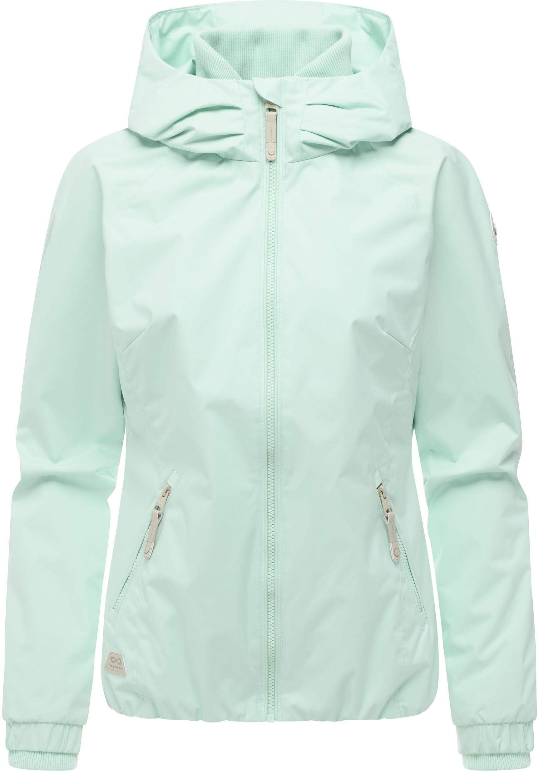Ragwear Outdoorjacke "Dizzie" mit Kapuze Wasserdichte Übergangsjacke mit großer Kapuze