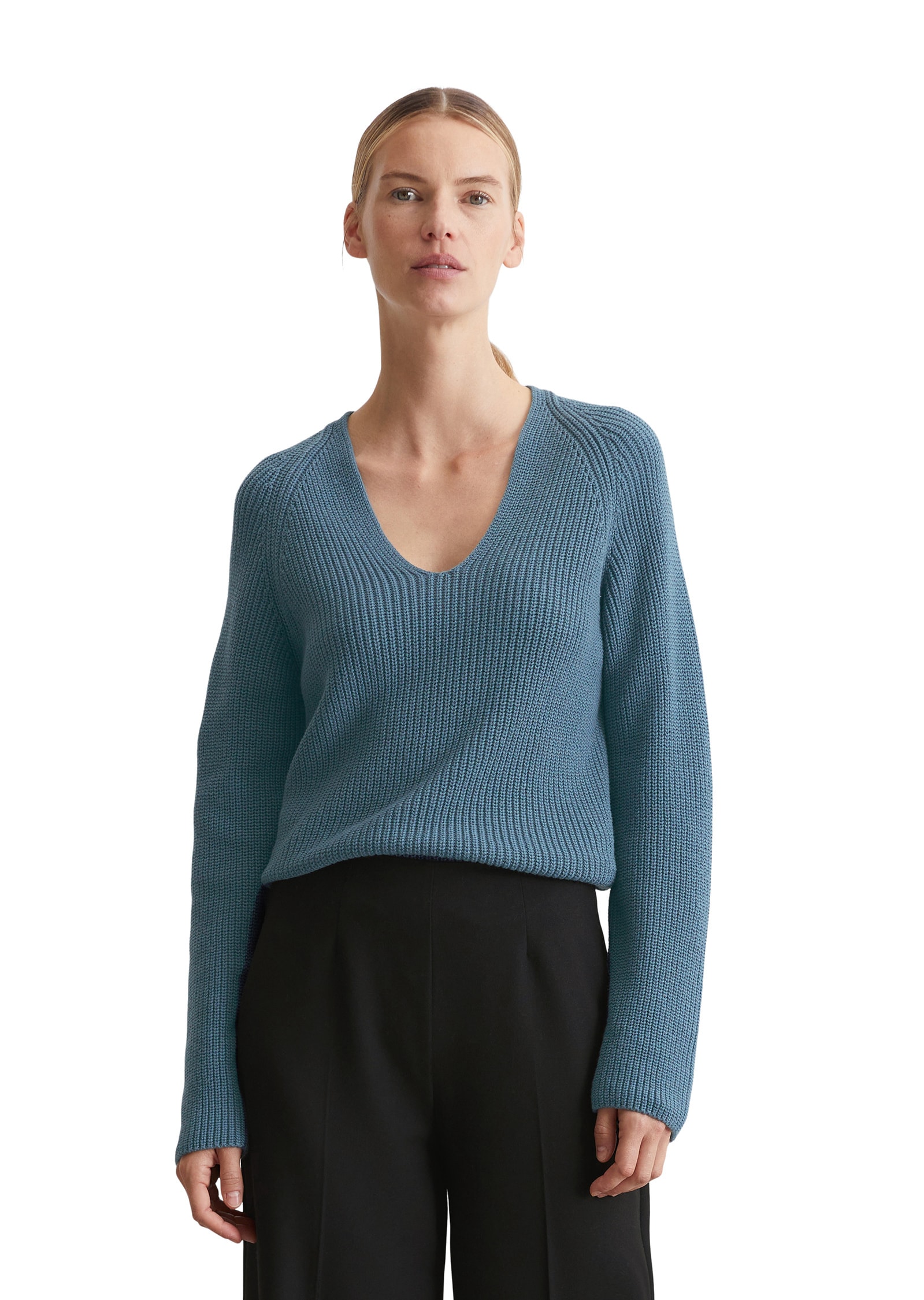 Marc O'Polo Strickpullover »aus softem Baumwoll-Garn«