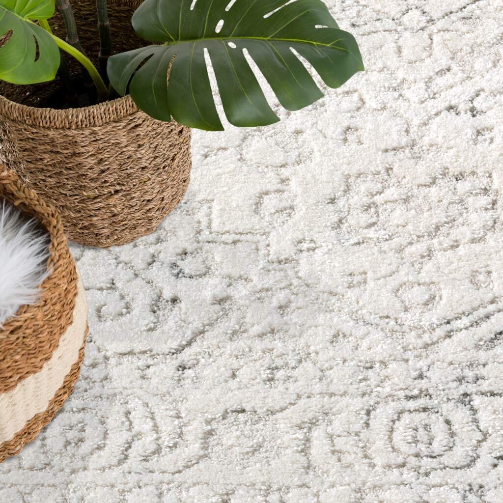 Carpet City Teppich »LOUNGE 0638«, rechteckig, 15 mm Höhe, Kurzflor-Teppich Modern, Hoch-Tief-Struktur, Wohnzimmer, Schlafzimmer