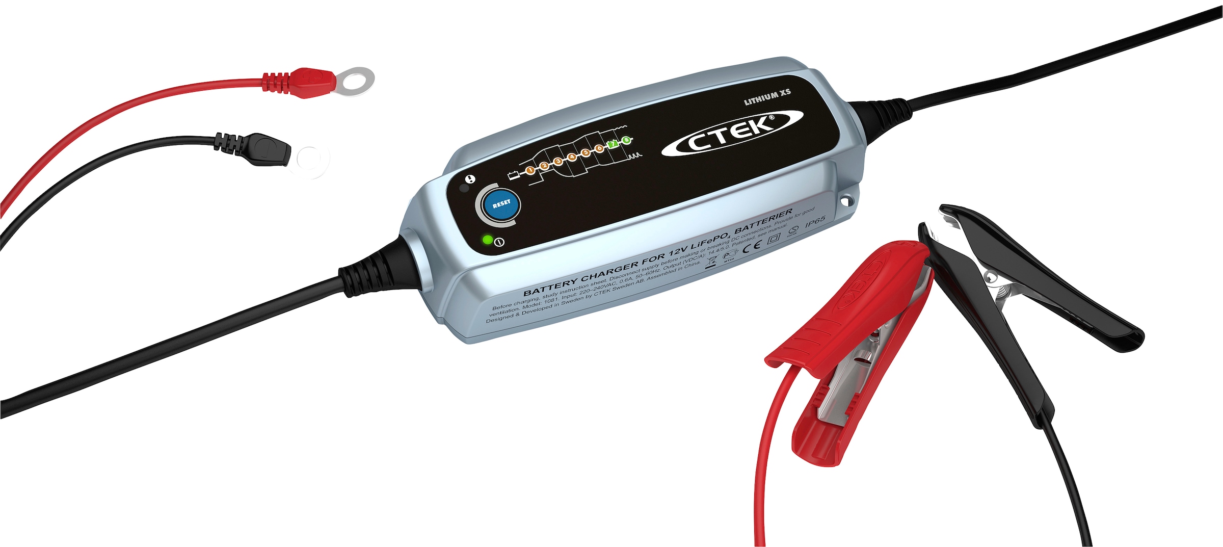 CTEK Batterie-Ladegerät »Lithium XS«, Automatisches Laden von Lithium-Ionen-Batterien (12 V LiFePO₄)