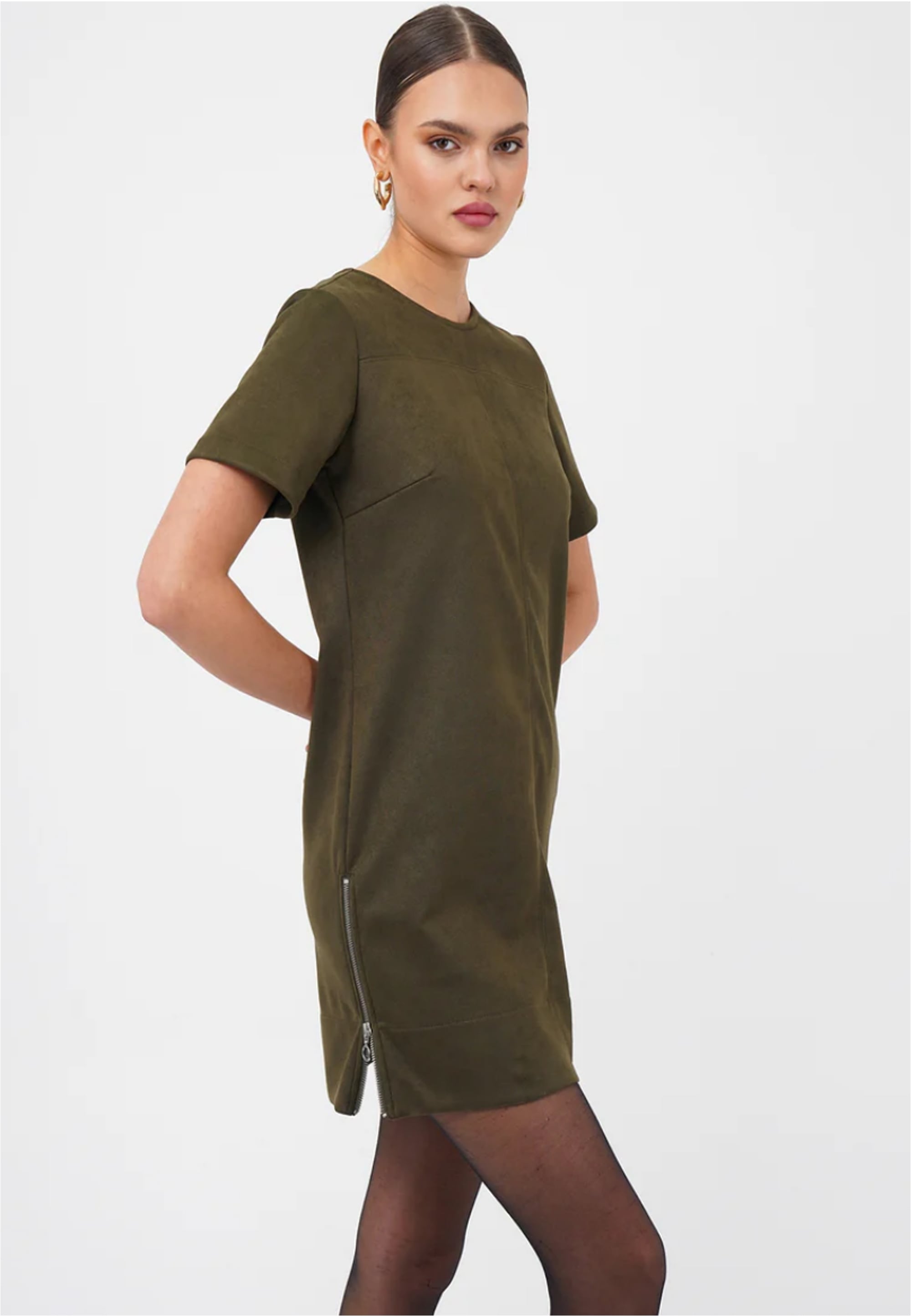 freshlions Jerseykleid »Franka«, (1 tlg.), mit kurzen Ärmeln