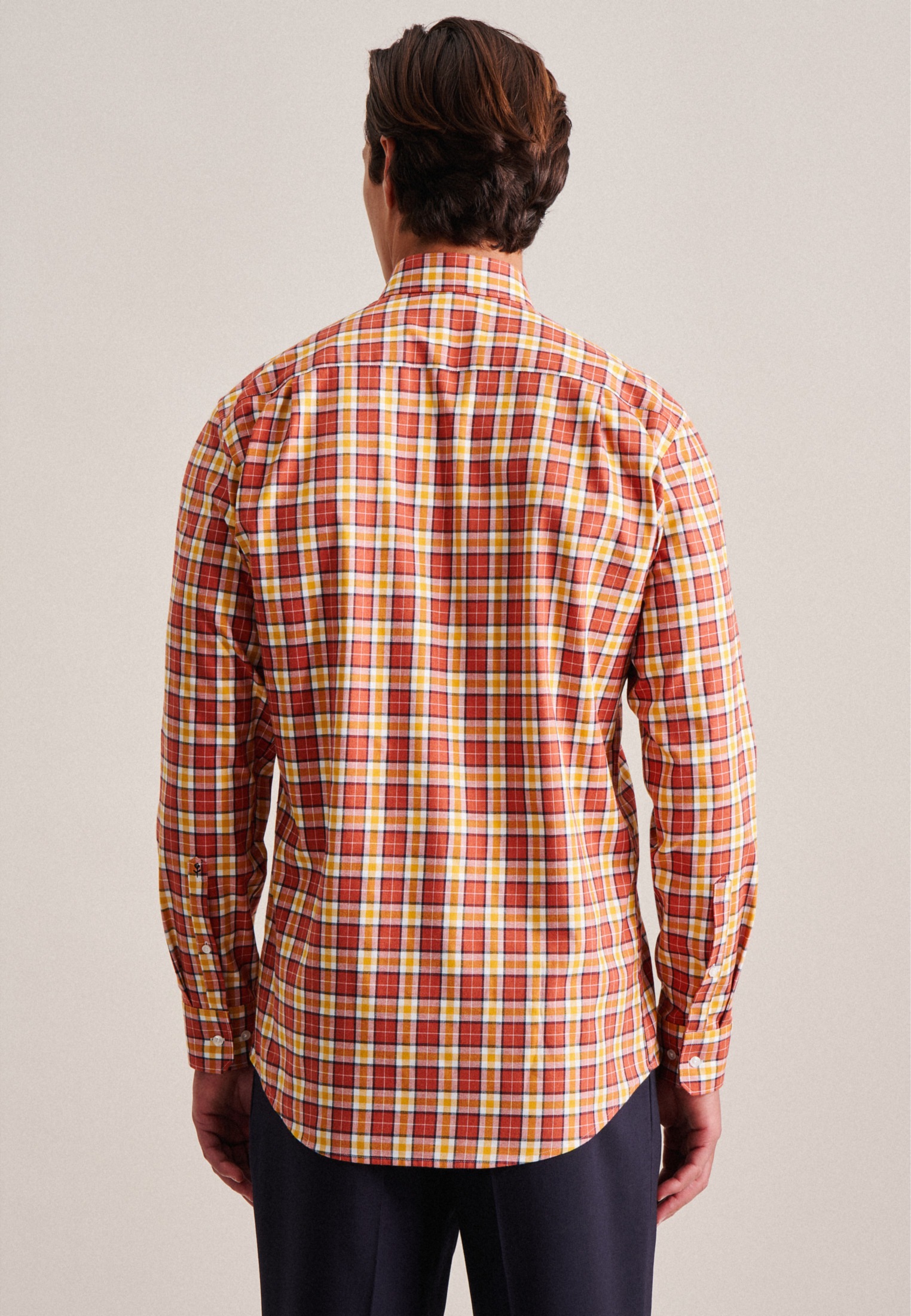 seidensticker Flanellhemd "Regular", Regular Langarm Button-Down-Kragen Kar günstig online kaufen