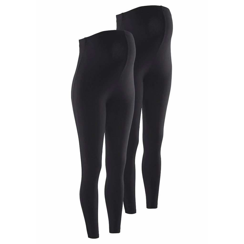 Neun Monate Umstandsleggings », Hose für Schwangerschaft und Stillzeit«, (Packung, 2 tlg.)