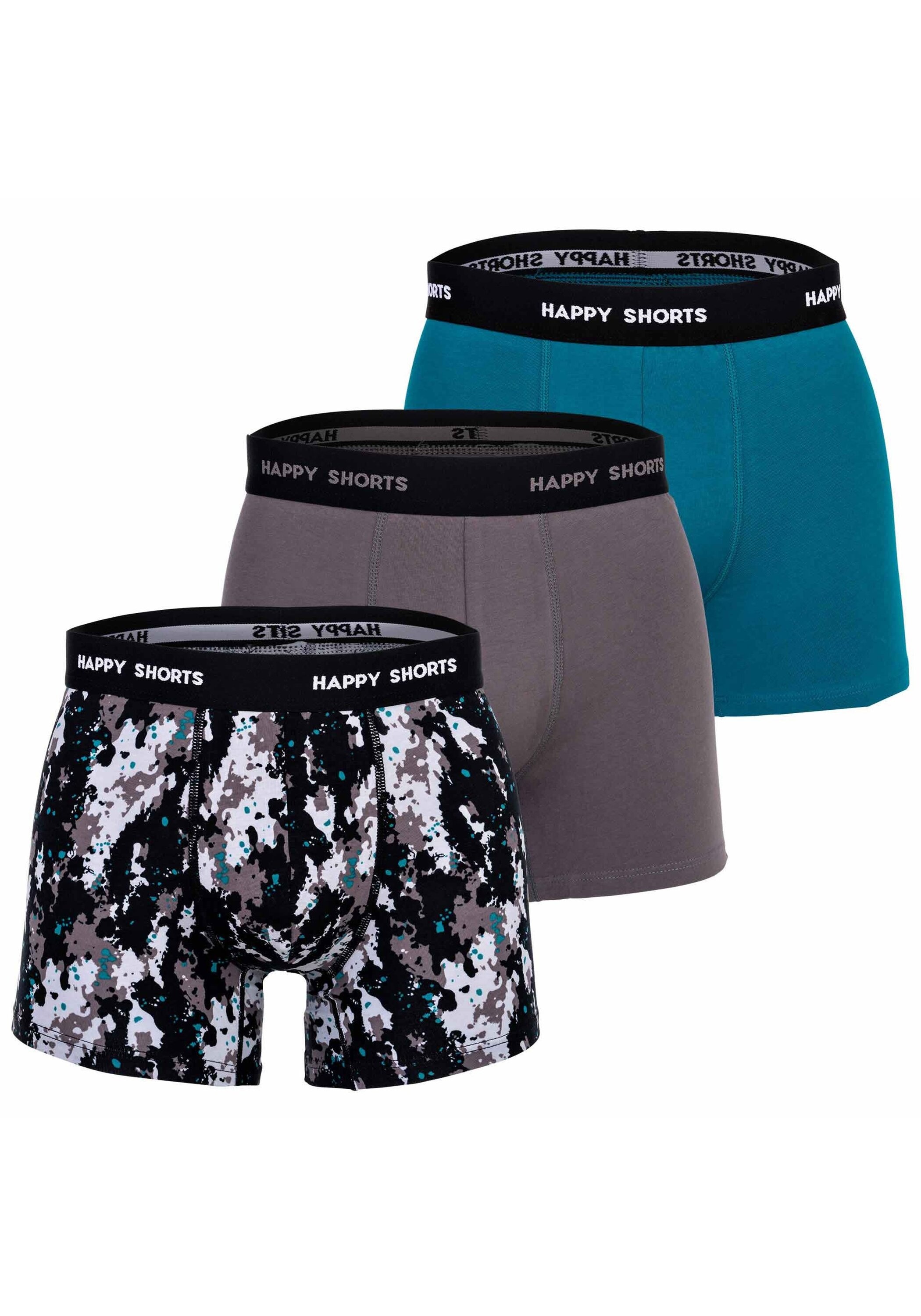 HAPPY SHORTS Boxershorts "Boxershort 3er Pack" günstig online kaufen