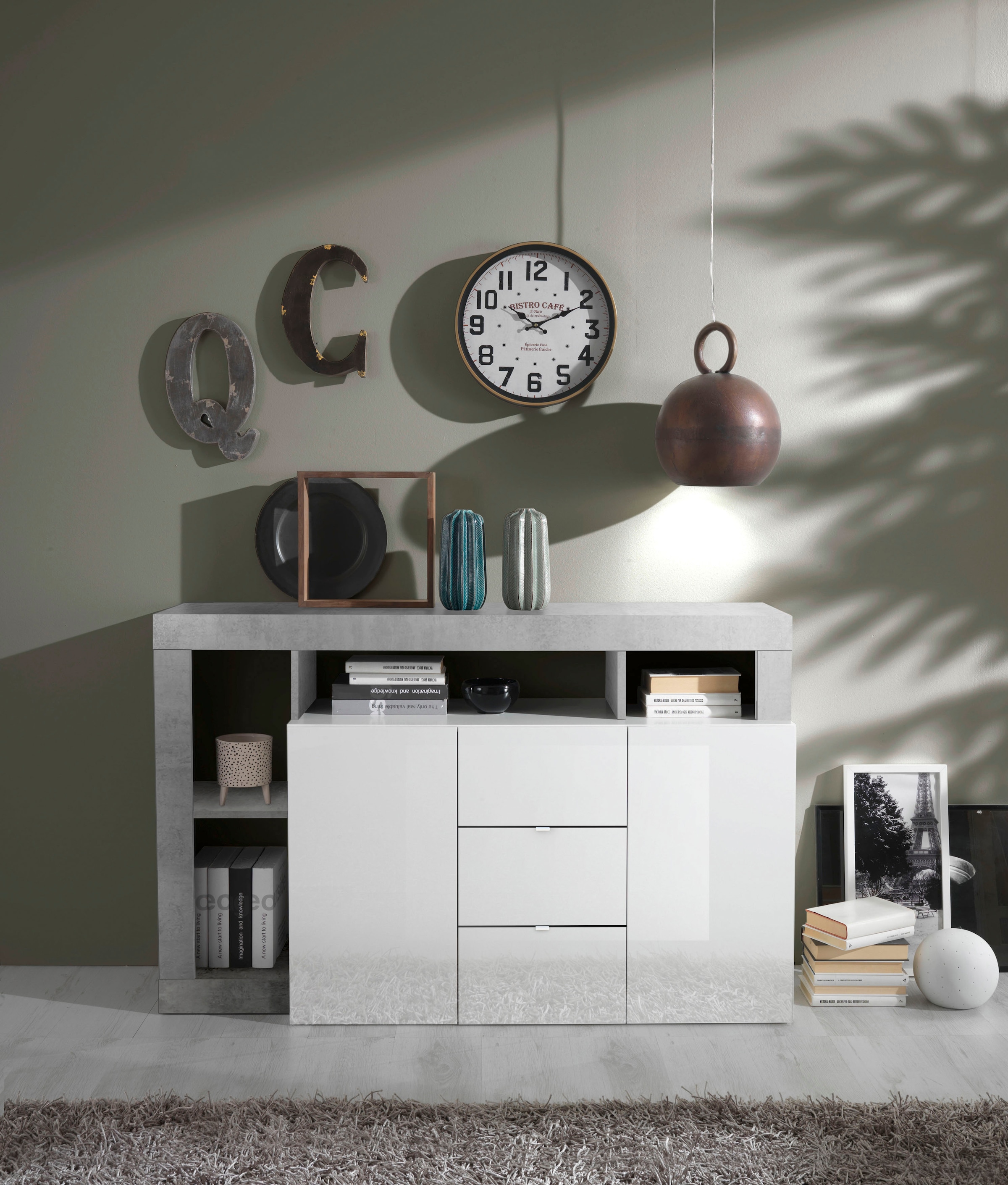 Home affaire Sideboard "Hamburg" Breite 146 cm günstig online kaufen