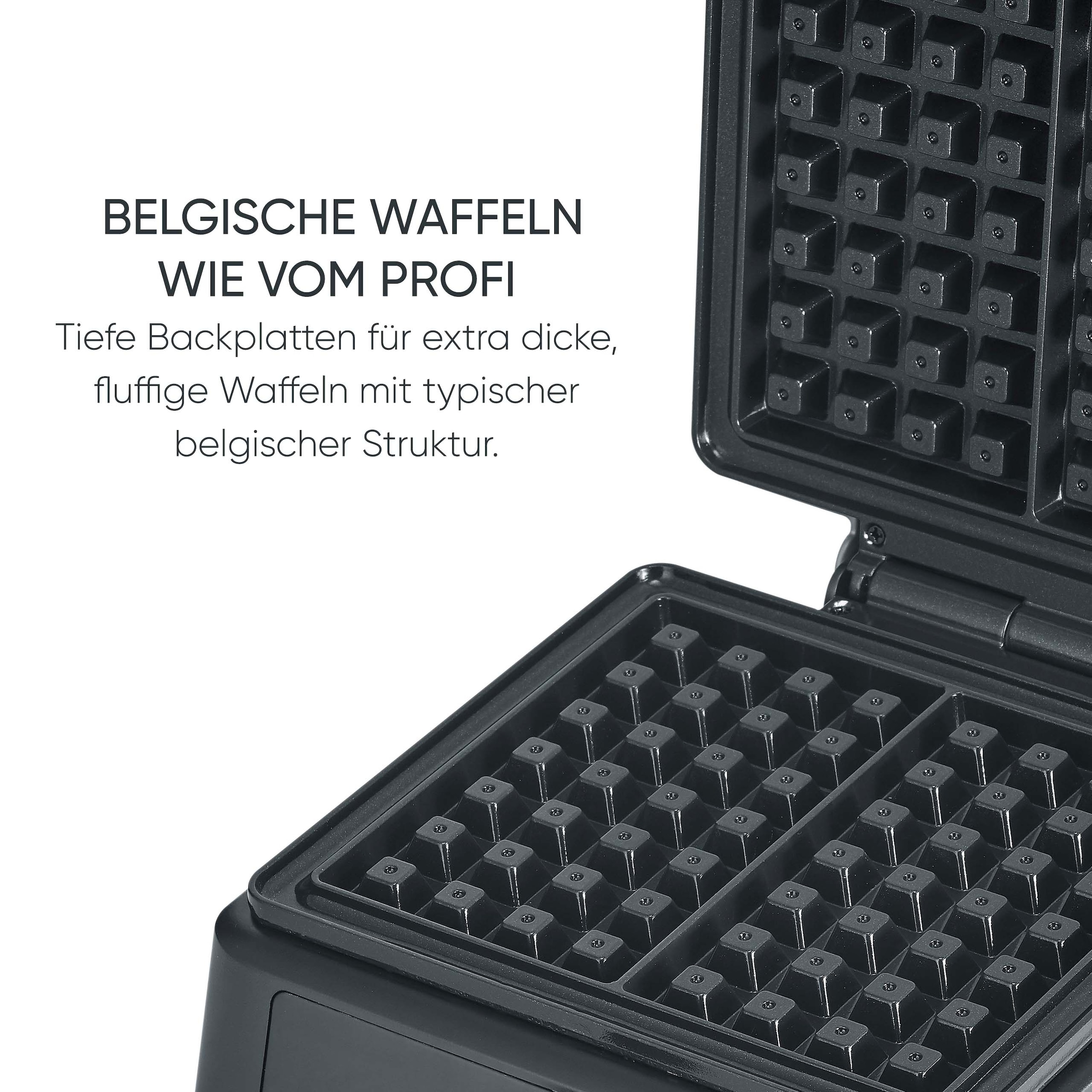 Severin Waffeleisen »WA 2125« 1600 W Belgisches Waffeleisen