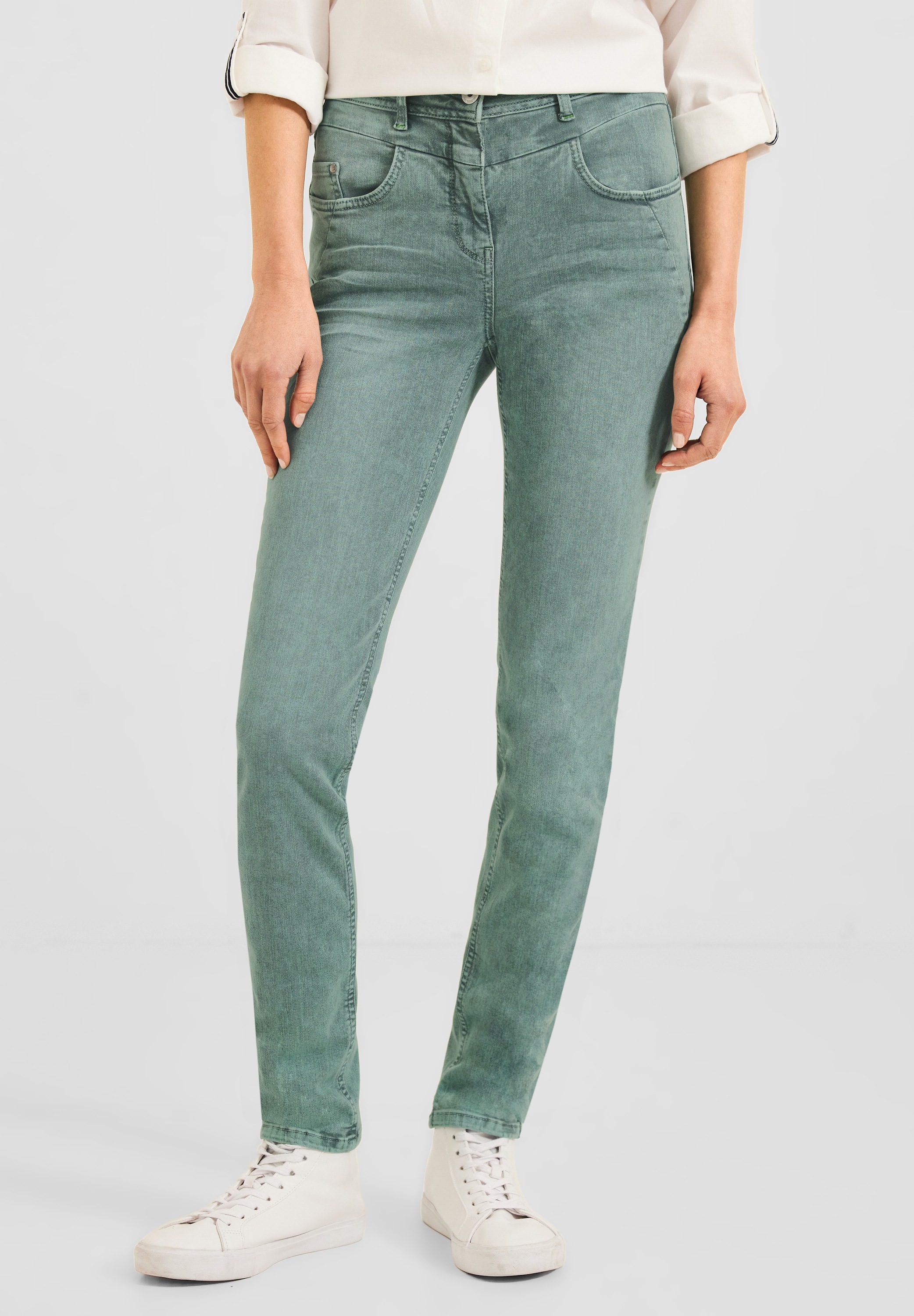 Cecil Gerade Jeans, 5-Pocket-Style